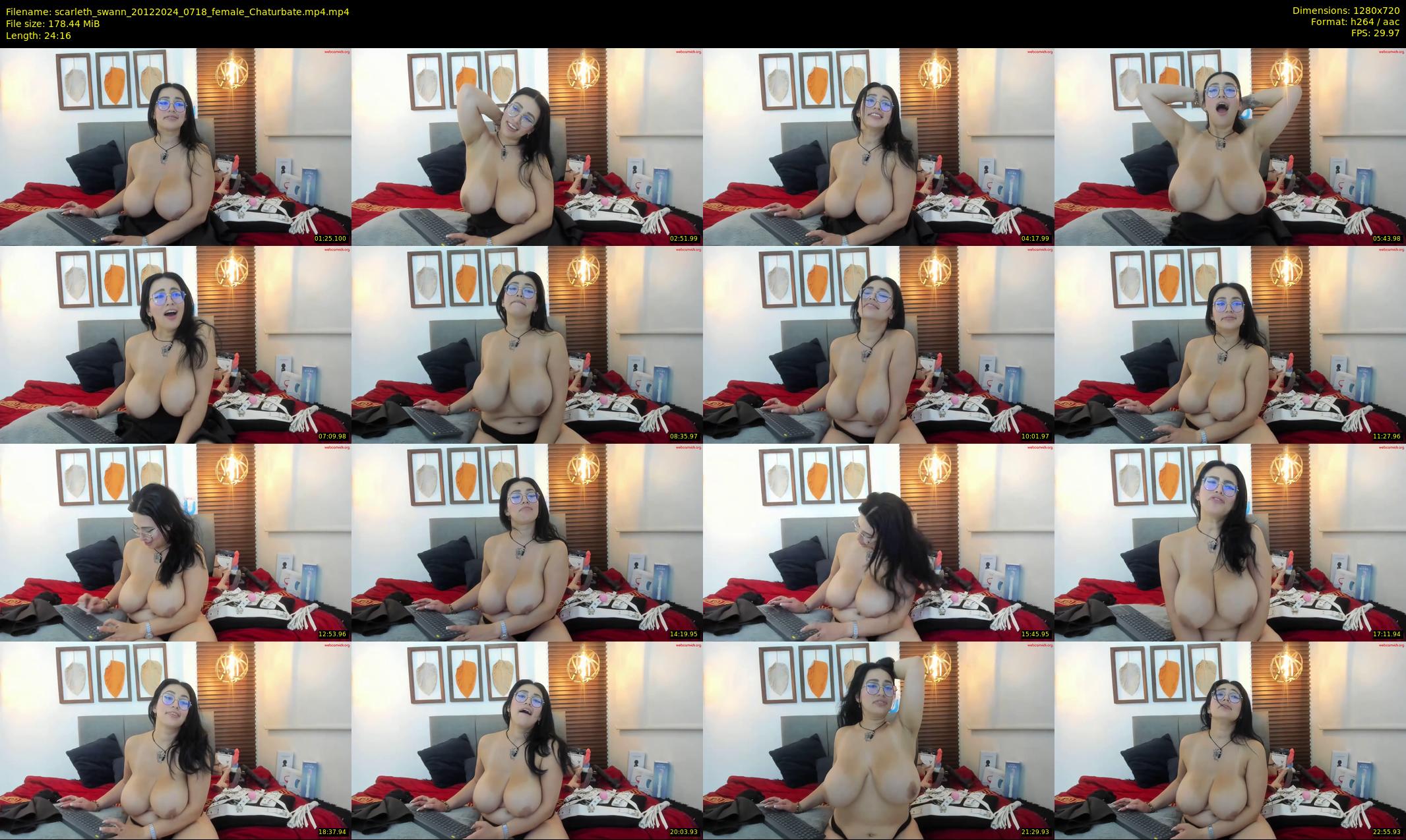 scarleth_swann — 25 minute Chaturbate female cam show recording, 720p, Dec 20, 2024