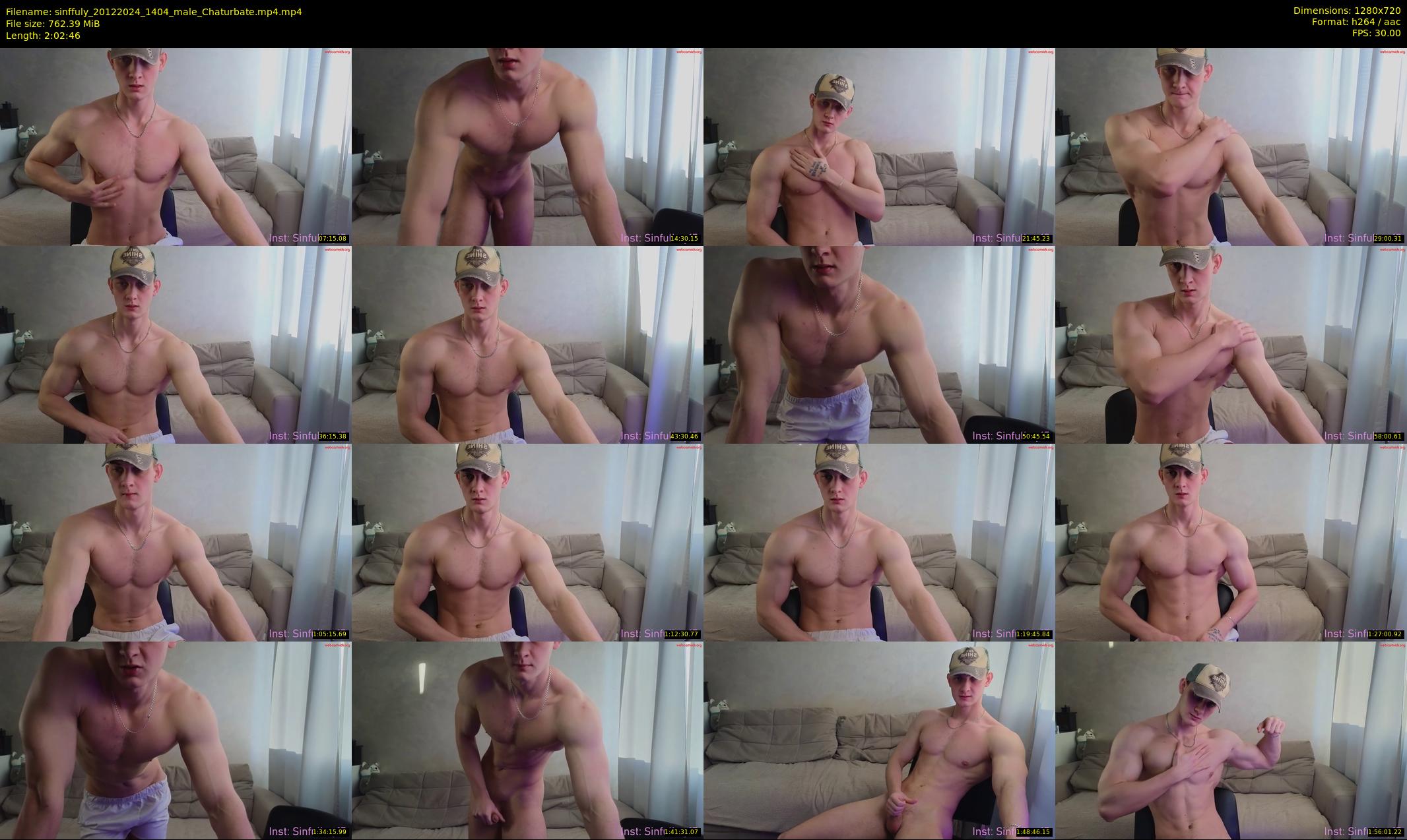 sinffuly — 123 minute Chaturbate male cam show recording, 720p, Dec 20, 2024