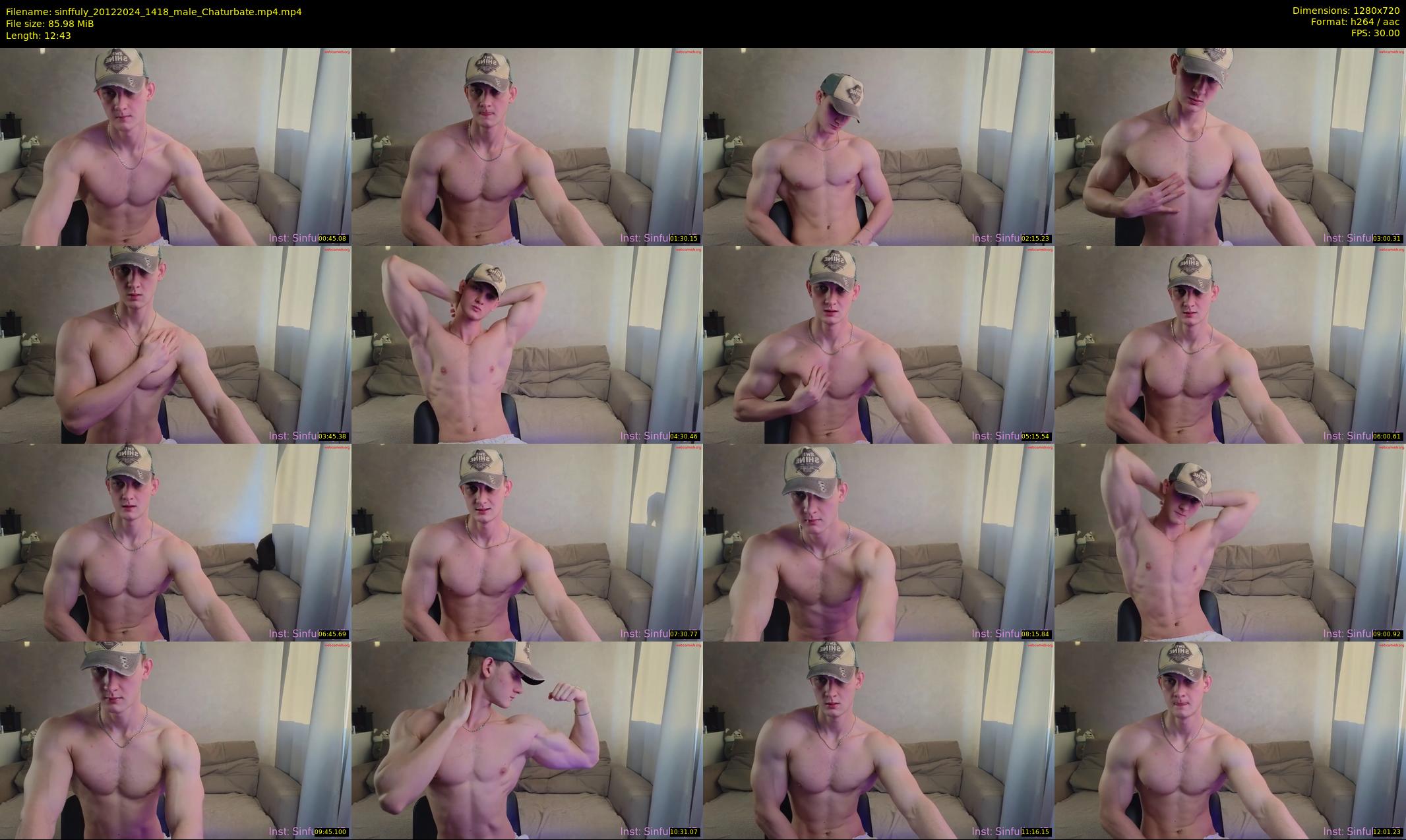 sinffuly — 13 minute Chaturbate male cam show recording, 720p, Dec 20, 2024