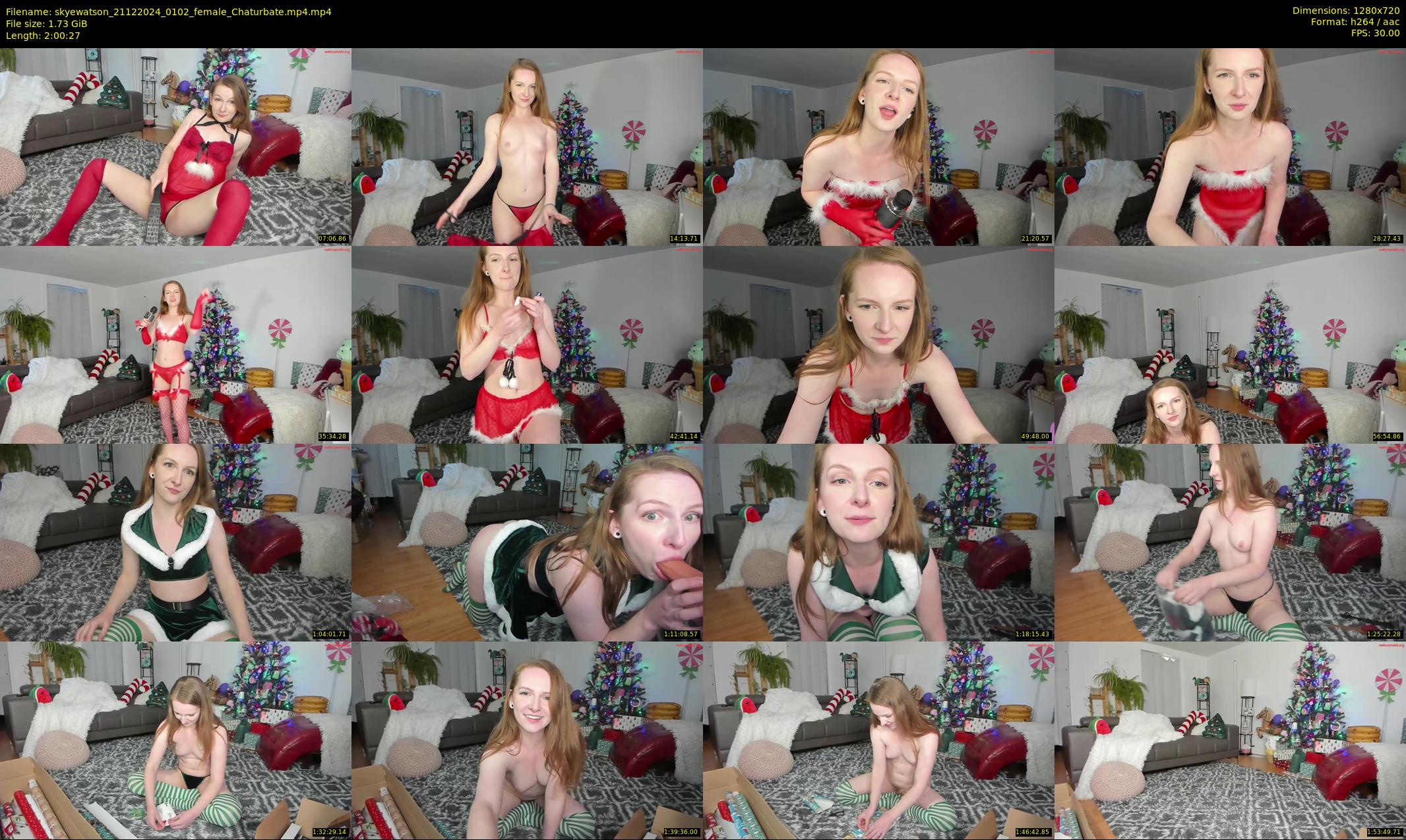 skyewatson — 121 minute Chaturbate female cam show recording, 720p, Dec 21, 2024