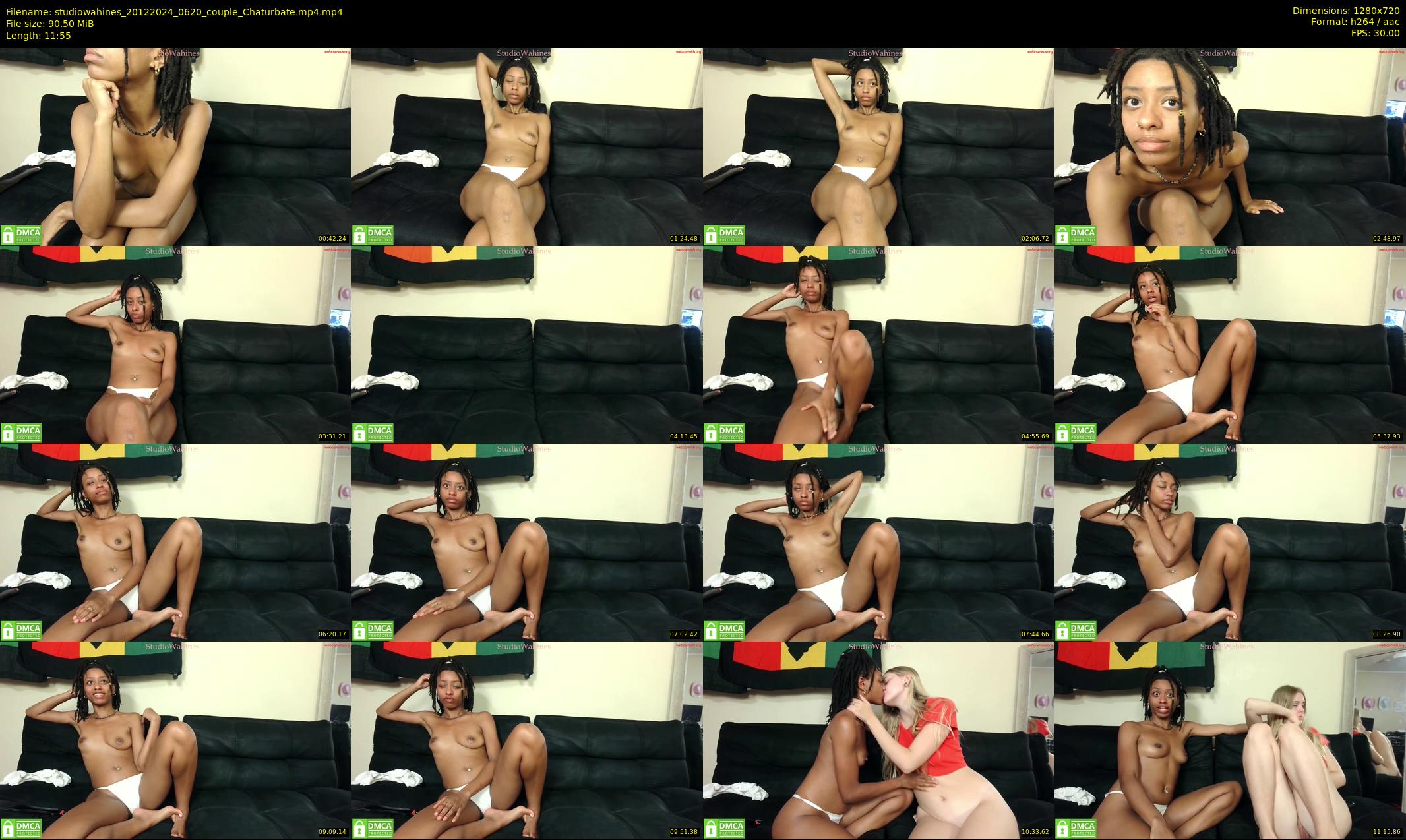 studiowahines — 12 minute Chaturbate couple cam show recording, 720p, Dec 20, 2024