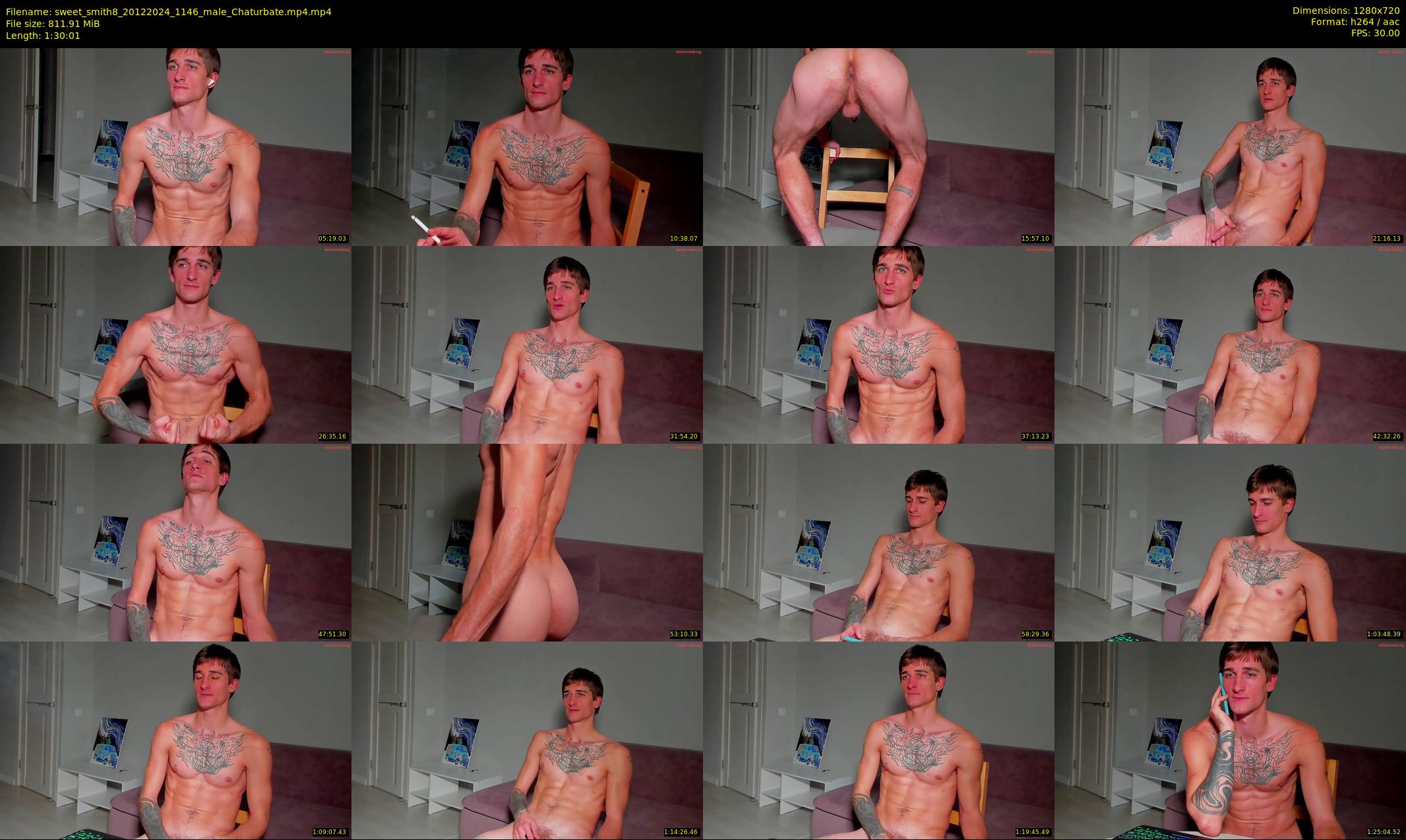 sweet_smith8 — 91 minute Chaturbate male cam show recording, 720p, Dec 20, 2024