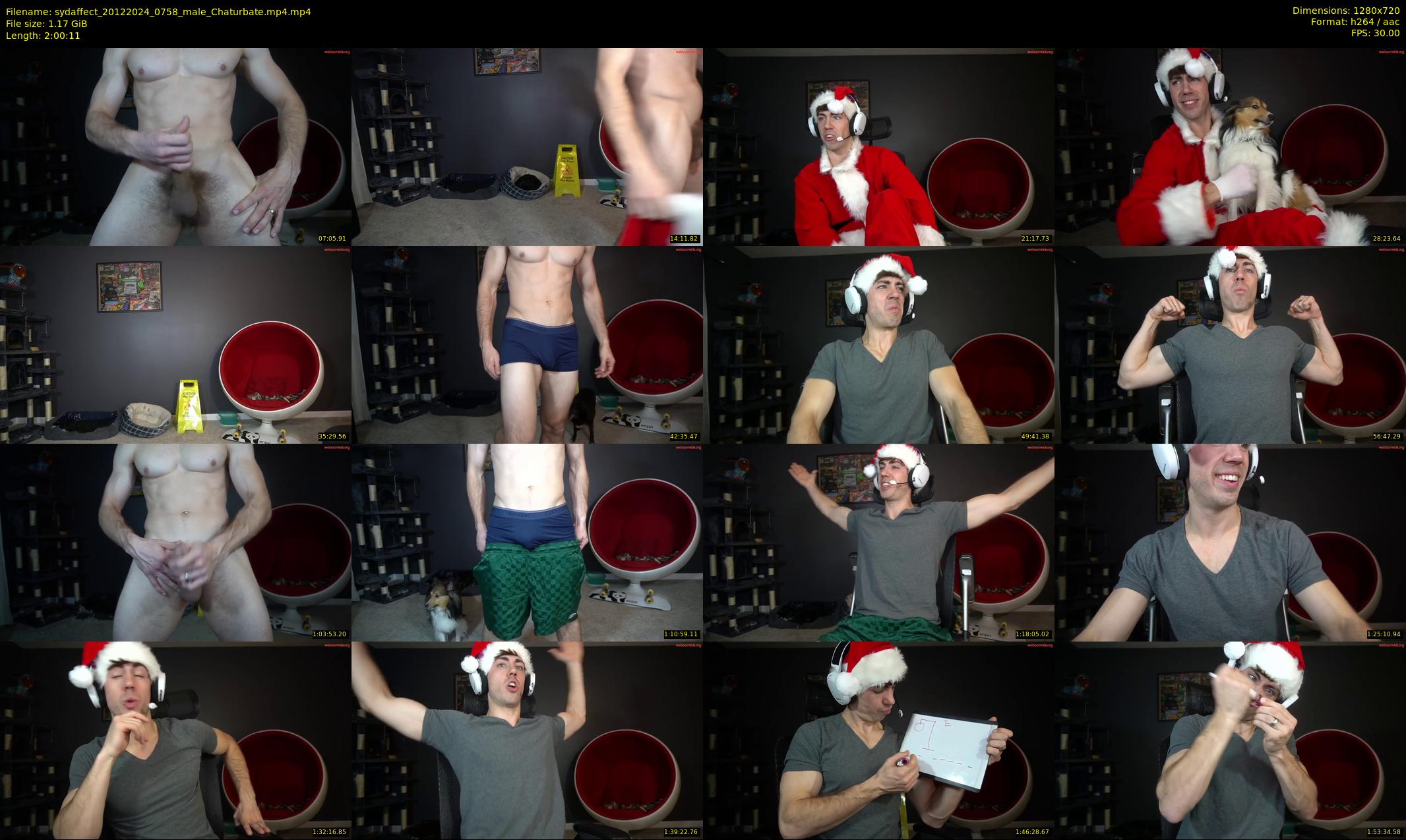 sydaffect — 121 minute Chaturbate male cam show recording, 720p, Dec 20, 2024