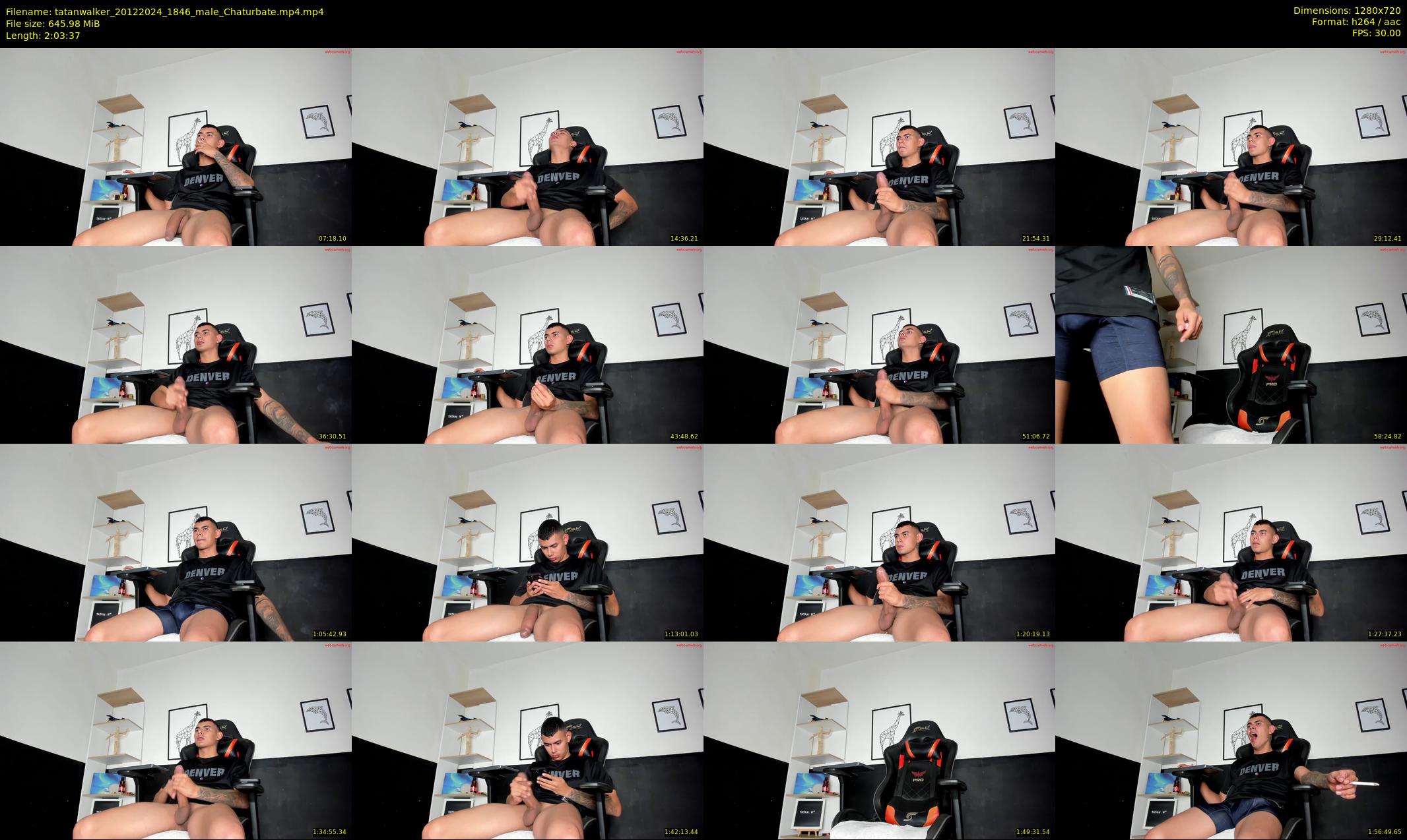 tatanwalker — 124 minute Chaturbate male cam show recording, 720p, Dec 20, 2024