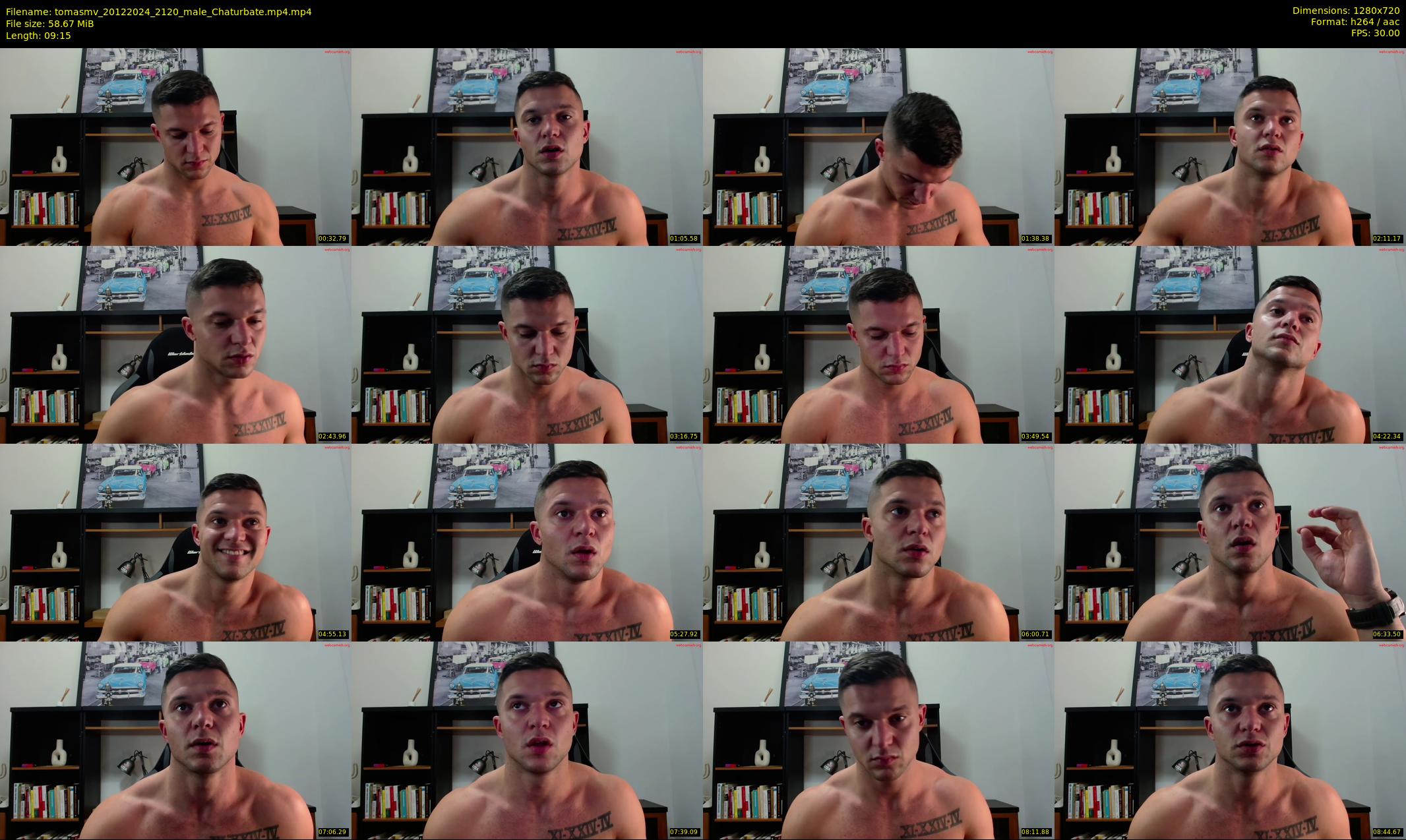 tomasmv — 10 minute Chaturbate male cam show recording, 720p, Dec 20, 2024