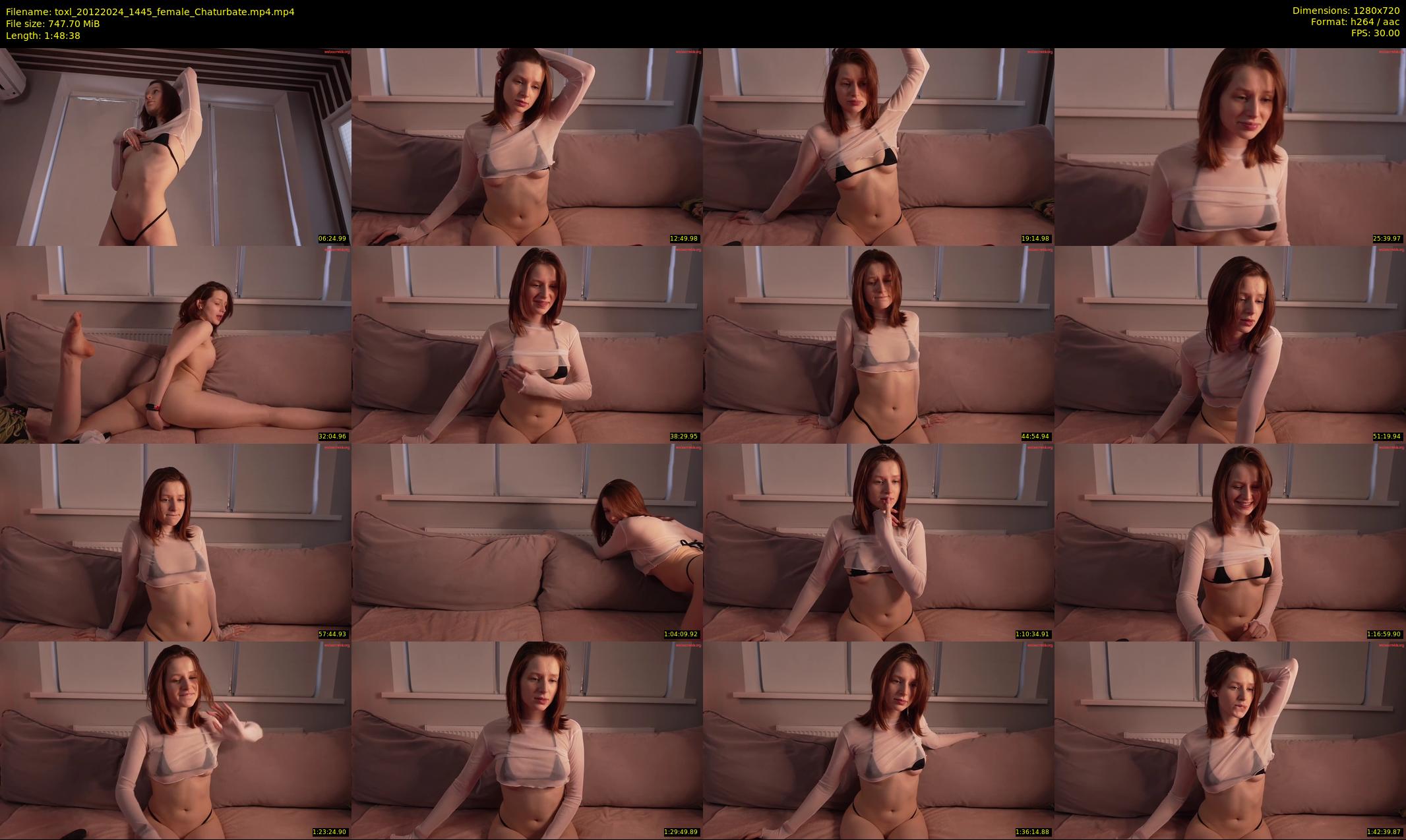 toxl — 109 minute Chaturbate female cam show recording, 720p, Dec 20, 2024