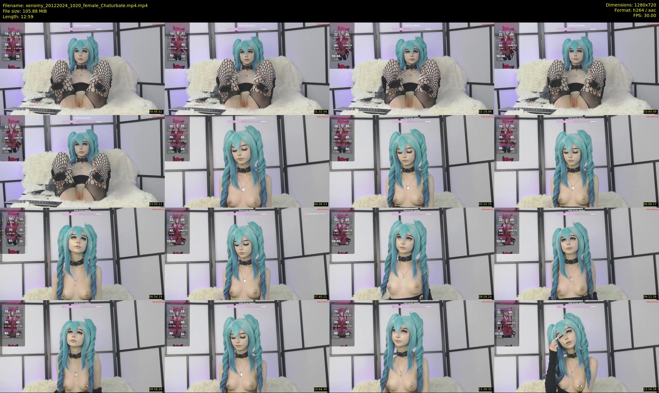 xenomy — 13 minute Chaturbate female cam show recording, 720p, Dec 20, 2024