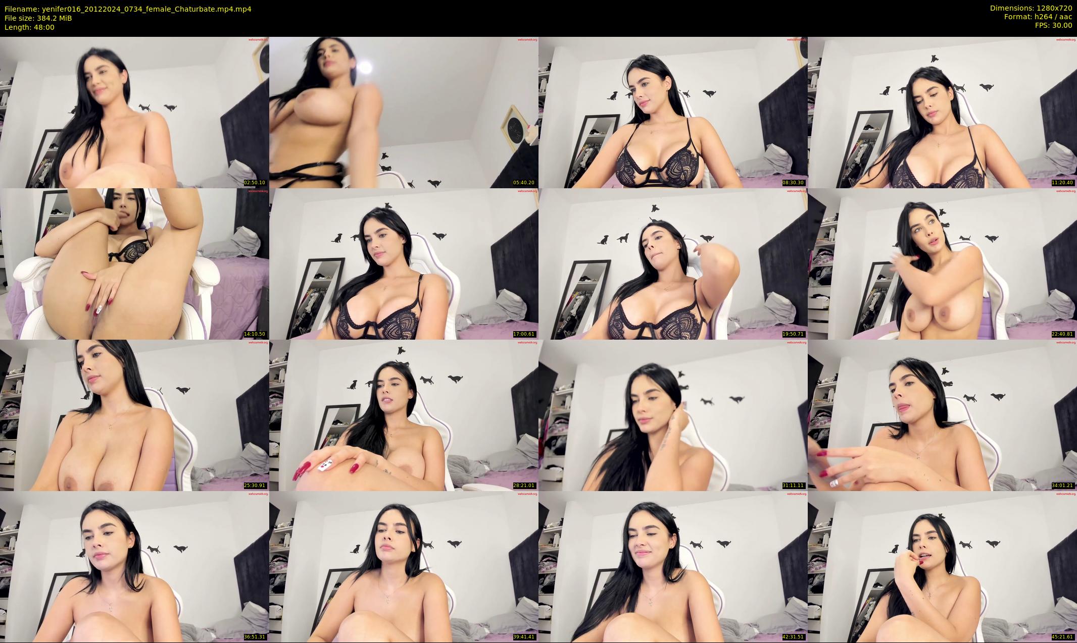 yenifer016 — 48 minute Chaturbate female cam show recording, 720p, Dec 20, 2024