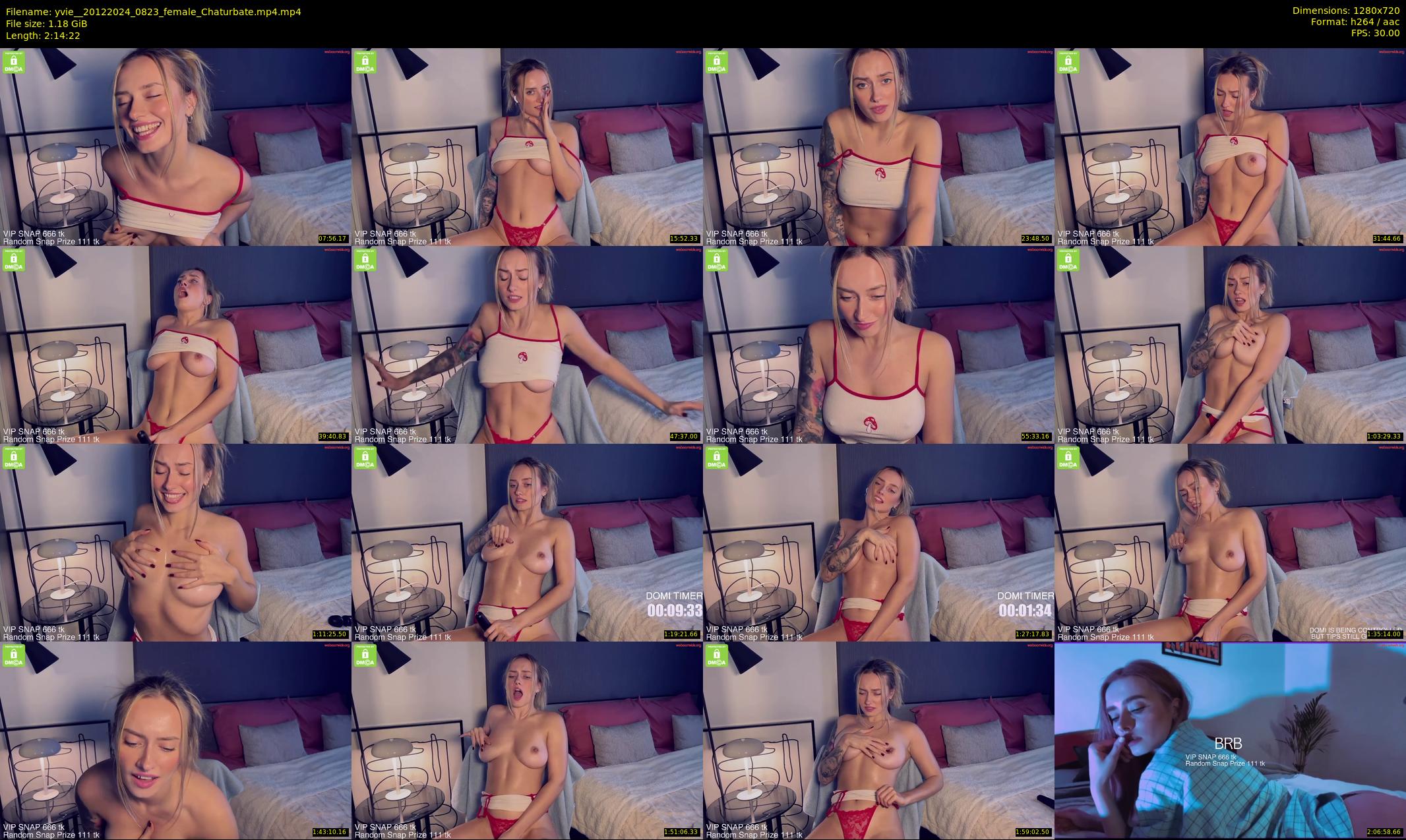 yvie_ — 135 minute Chaturbate female cam show recording, 720p, Dec 20, 2024