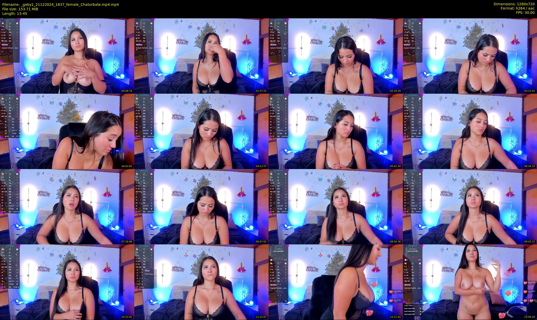 _gaby1 — 14 minute Chaturbate female cam show recording, 720p, Dec 21, 2024