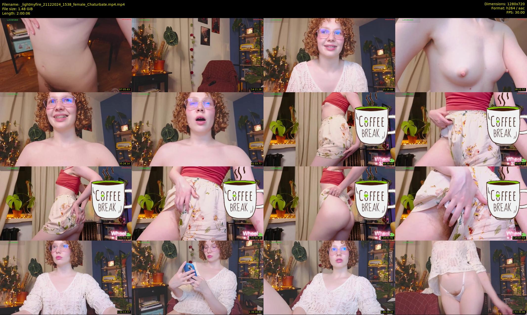 _lightmyfire — 121 minute Chaturbate female cam show recording, 720p, Dec 21, 2024