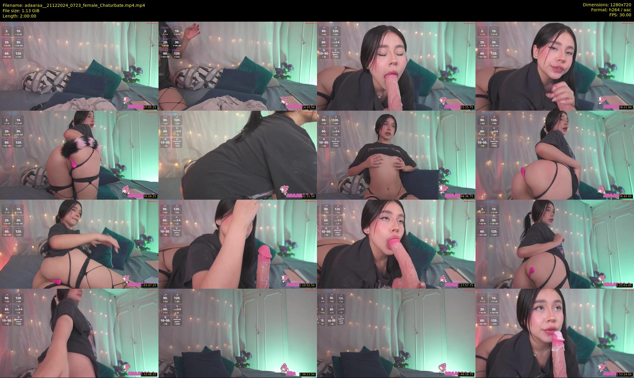 adaaraa_ — 120 minute Chaturbate female cam show recording, 720p, Dec 21, 2024
