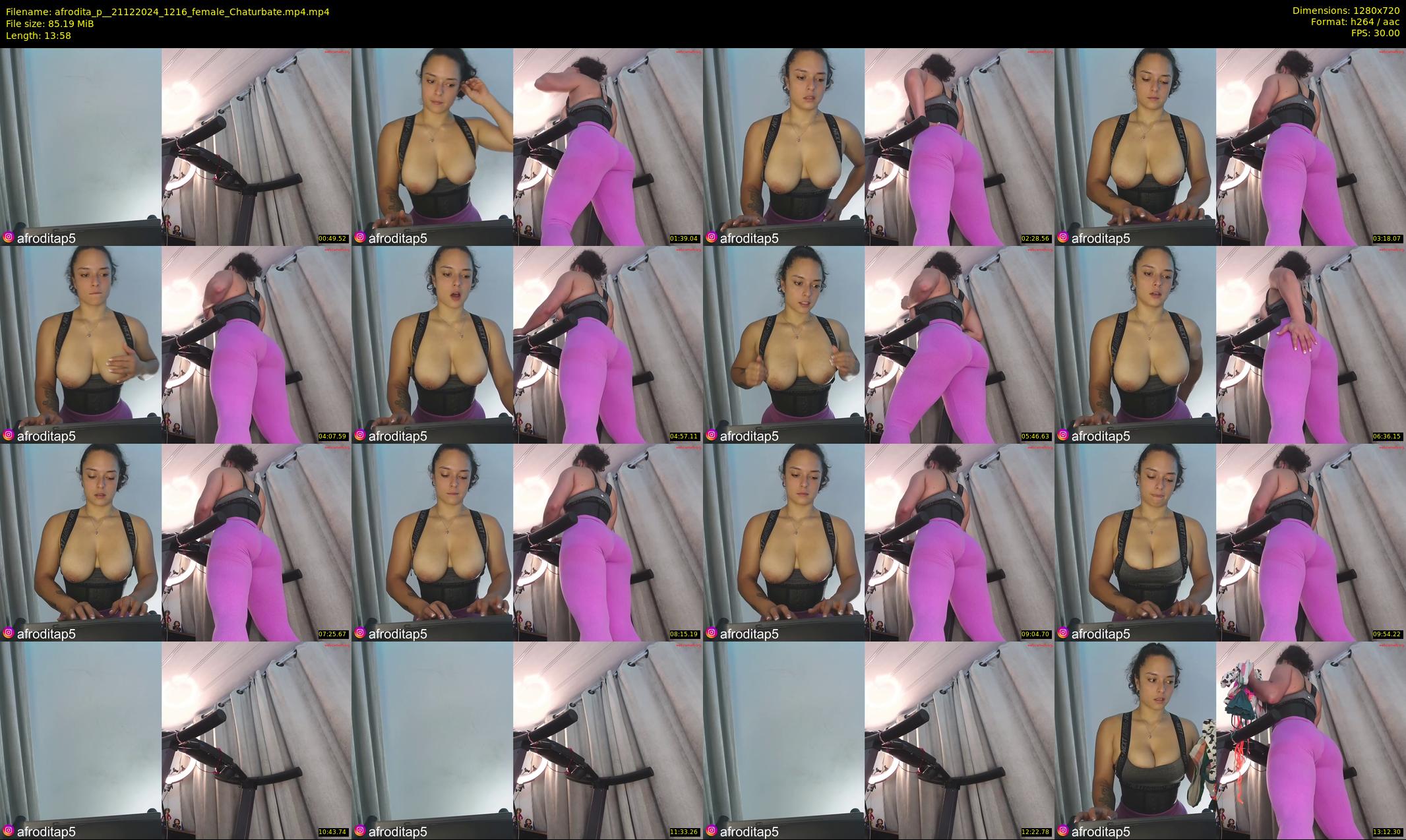 afrodita_p_ — 14 minute Chaturbate female cam show recording, 720p, Dec 21, 2024