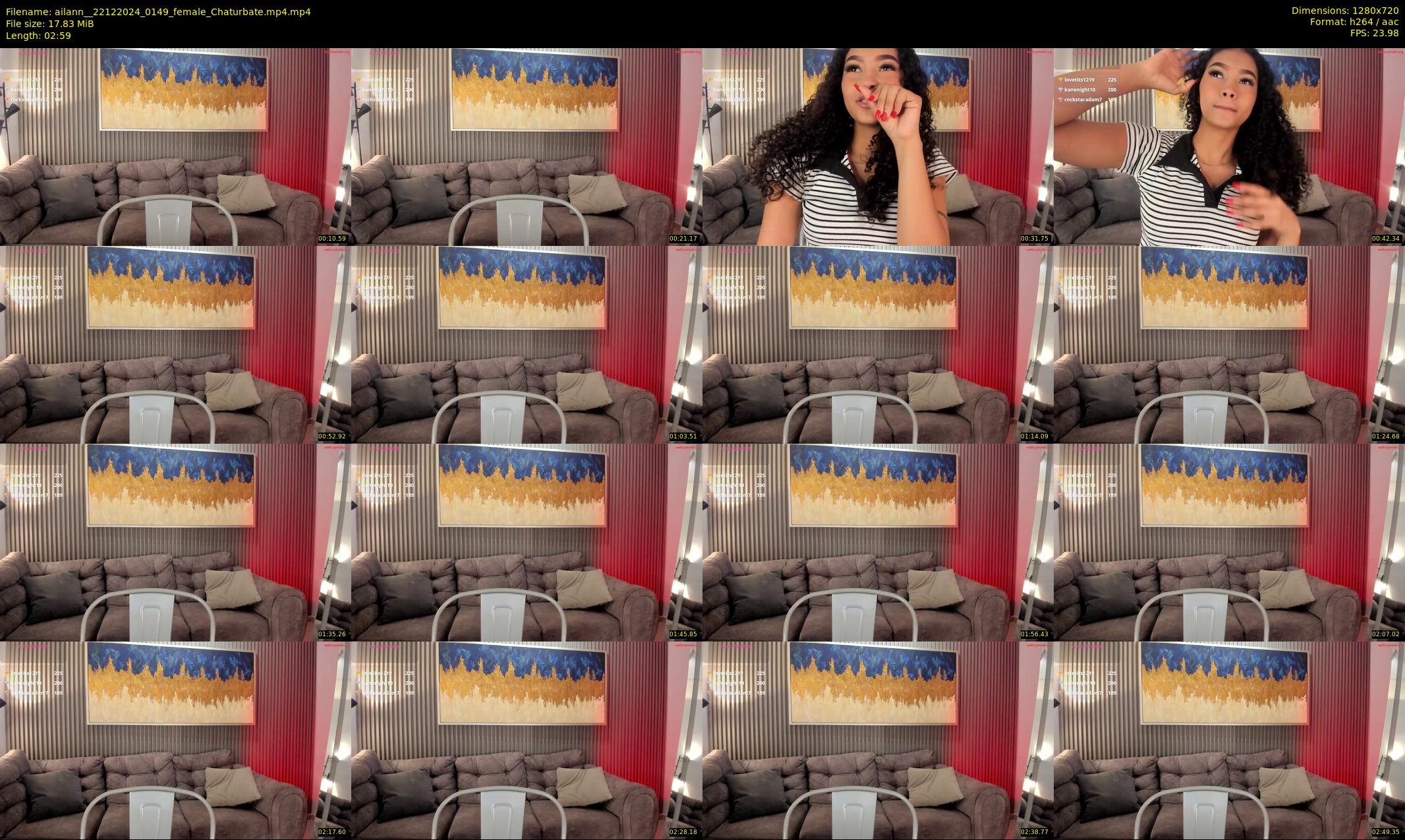 ailann_ — 3 minute Chaturbate female cam show recording, 720p, Dec 22, 2024