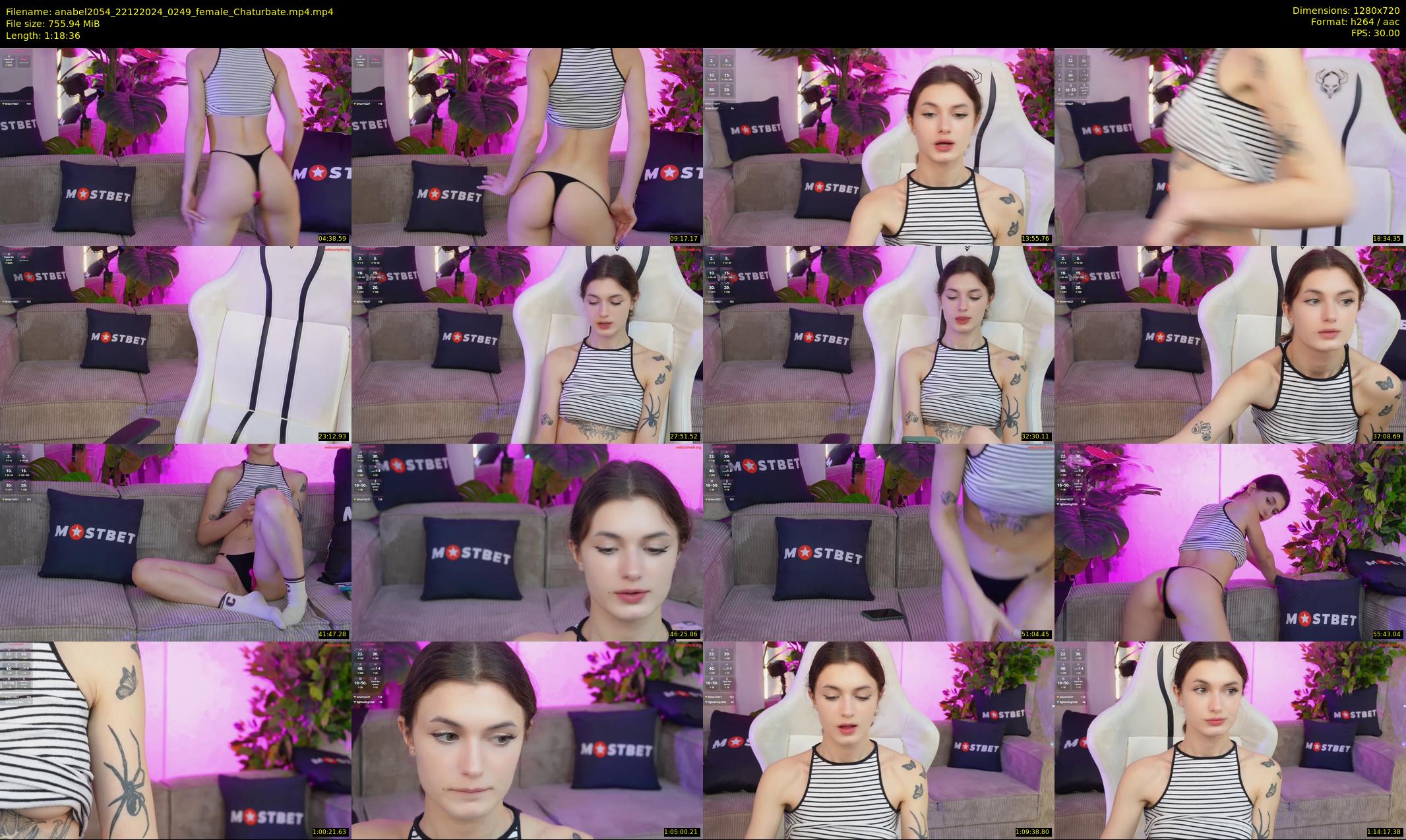 anabel2054 — 79 minute Chaturbate female cam show recording, 720p, Dec 22, 2024