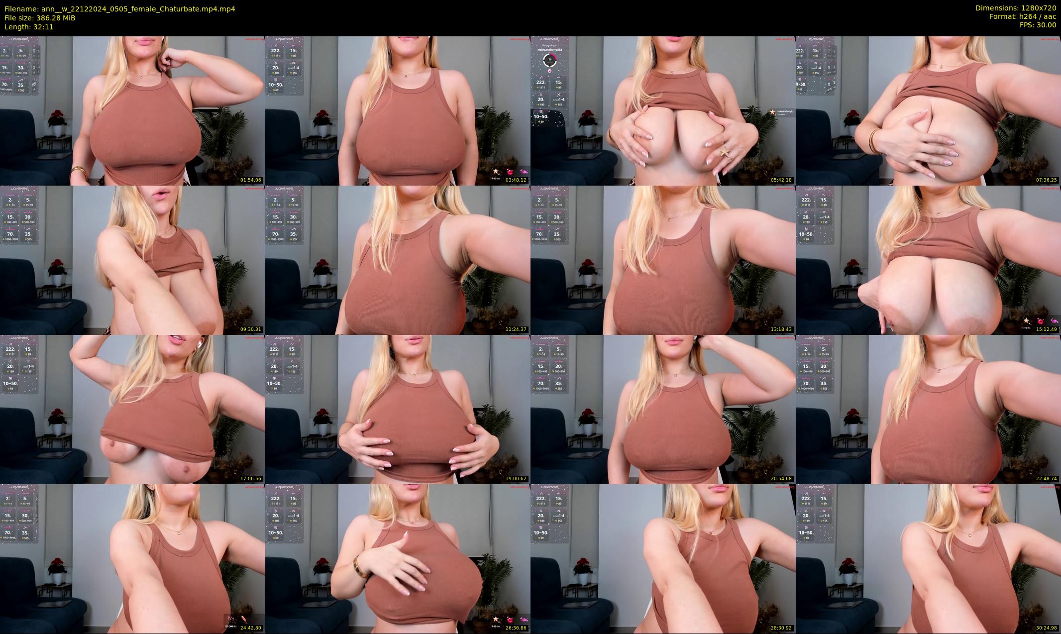ann__w — 33 minute Chaturbate female cam show recording, 720p, Dec 22, 2024
