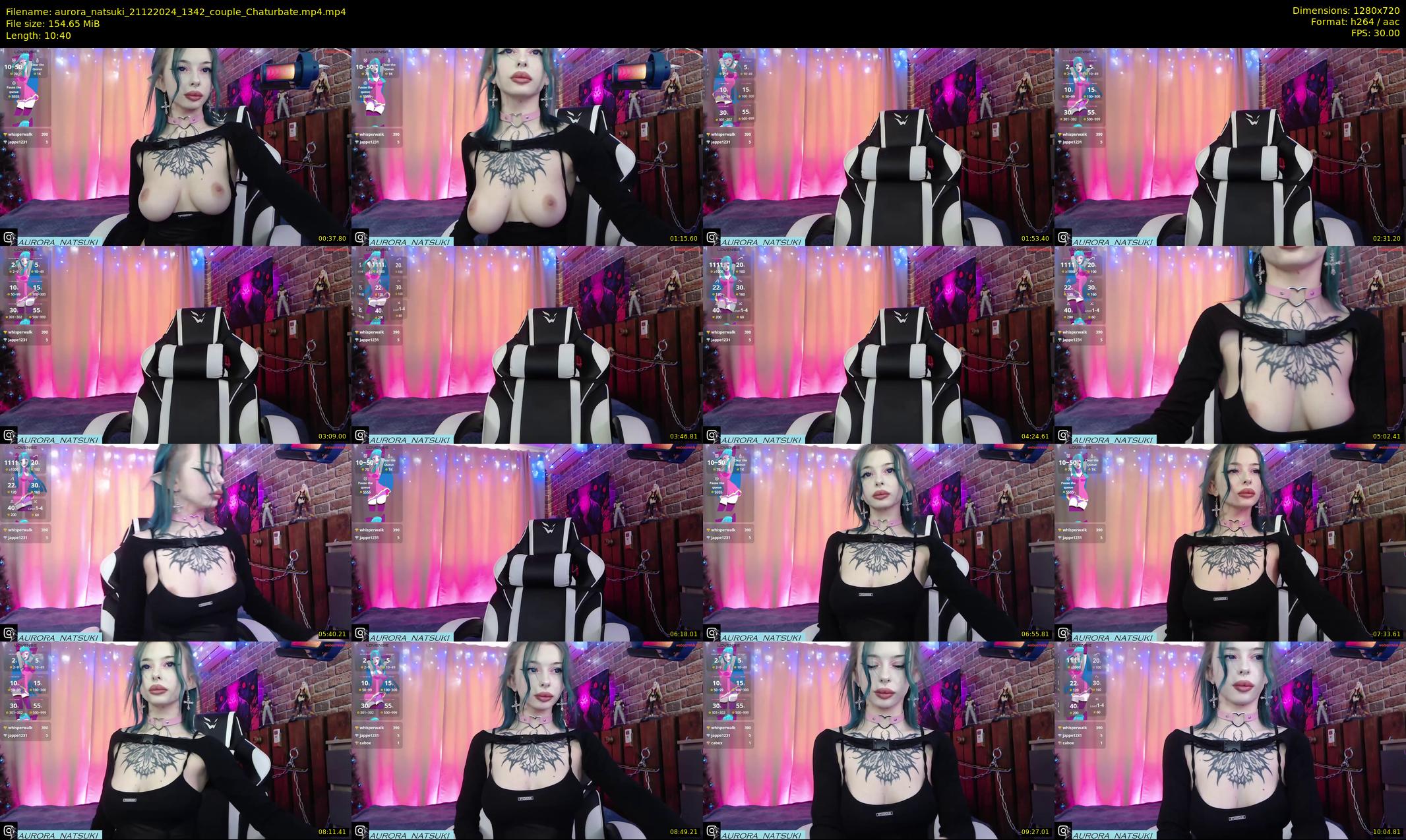 aurora_natsuki — 11 minute Chaturbate couple cam show recording, 720p, Dec 21, 2024
