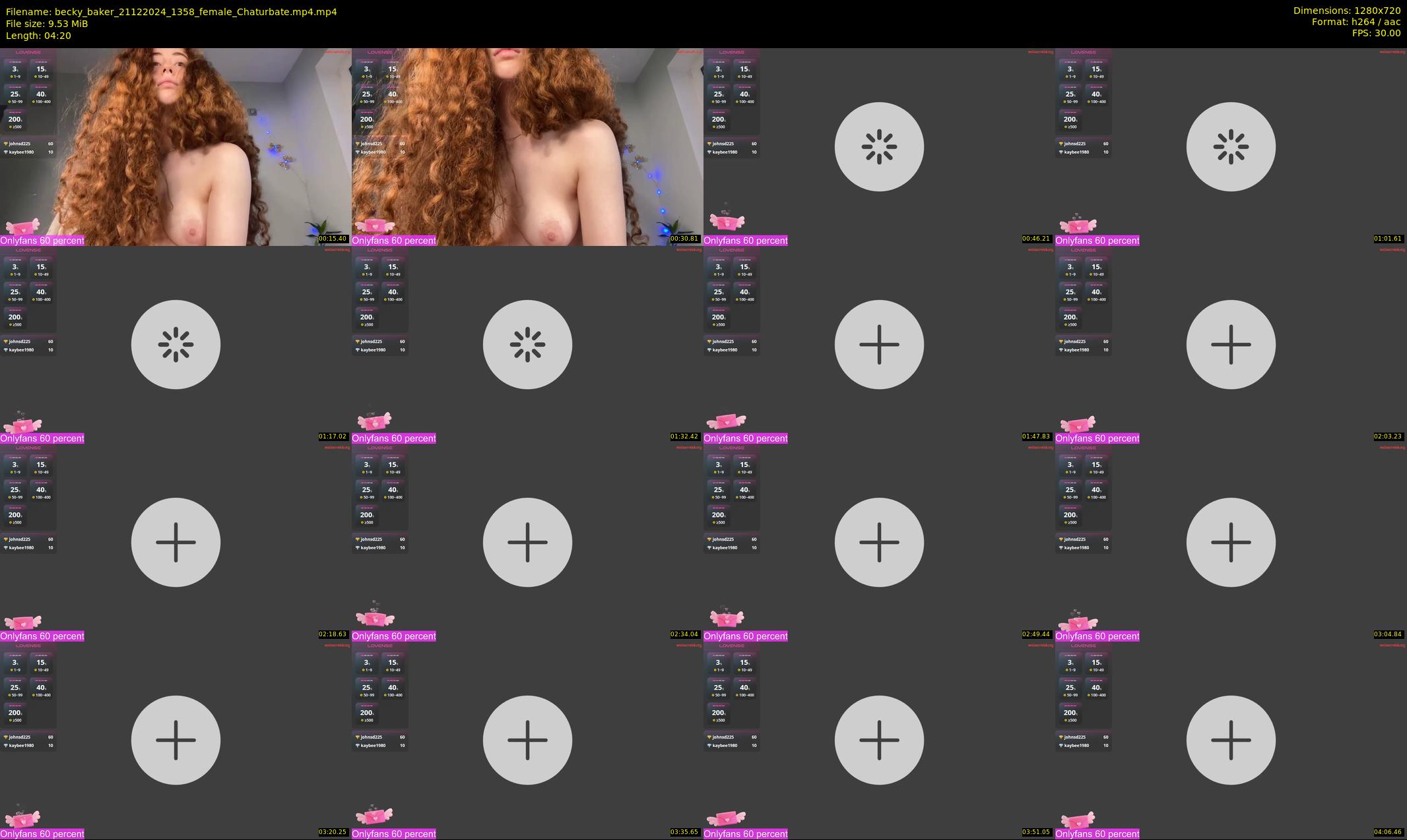 becky_baker — 5 minute Chaturbate female cam show recording, 720p, Dec 21, 2024