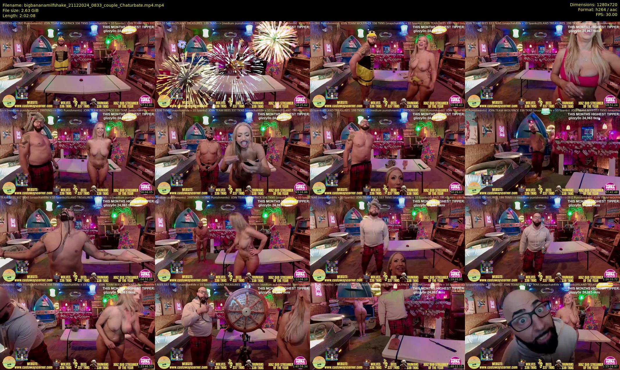 bigbananamilfshake — 123 minute Chaturbate couple cam show recording, 720p, Dec 21, 2024