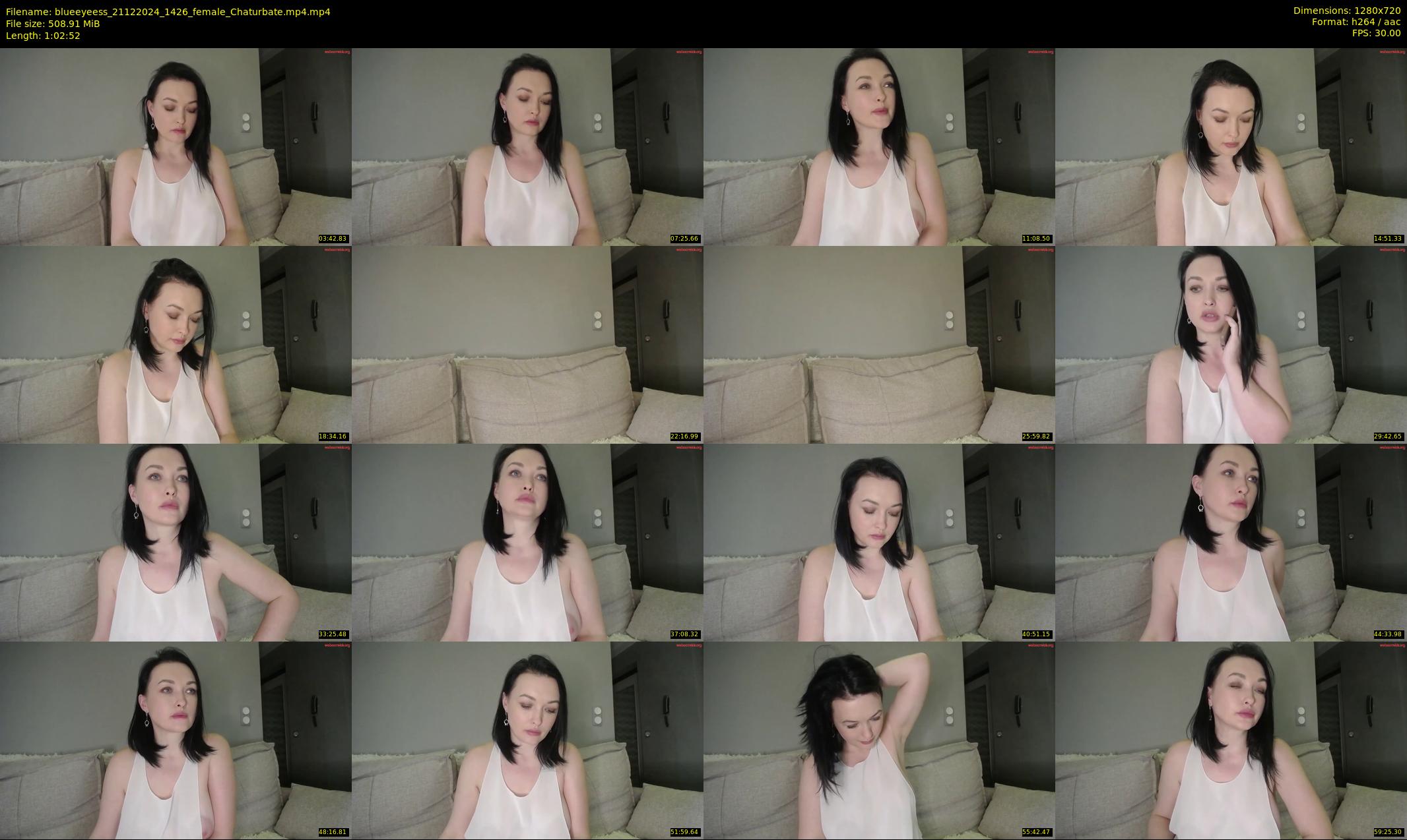 blueeyeess — 63 minute Chaturbate female cam show recording, 720p, Dec 21, 2024