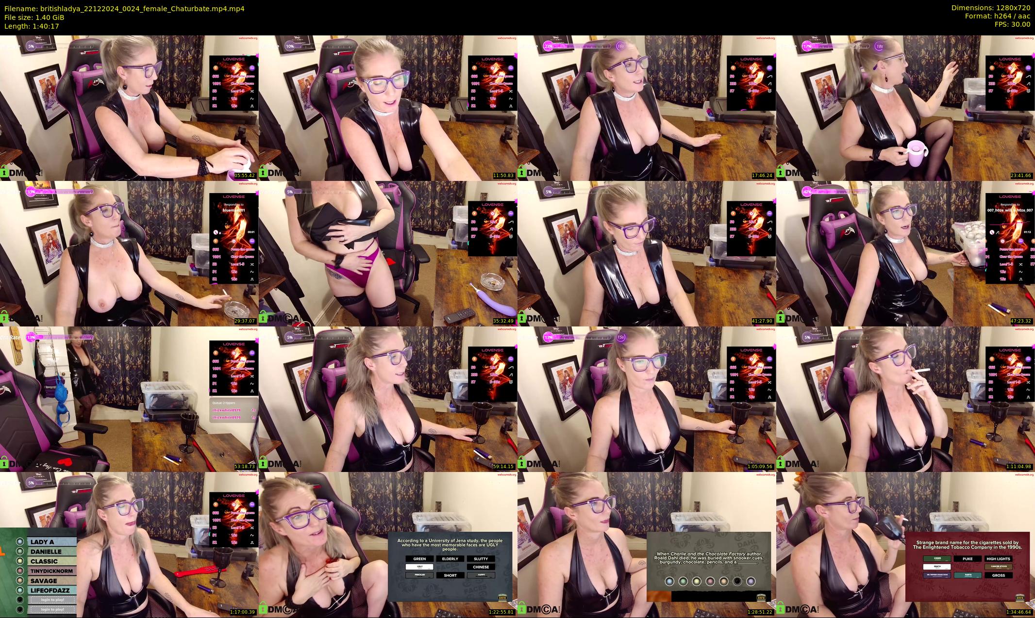 britishladya — 101 minute Chaturbate female cam show recording, 720p, Dec 22, 2024