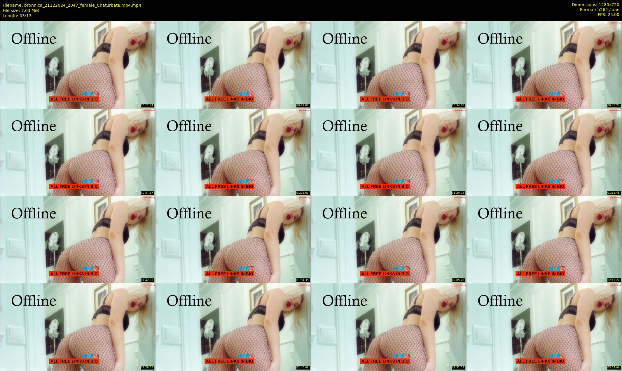 bronnica — 4 minute Chaturbate female cam show recording, 720p, Dec 21, 2024