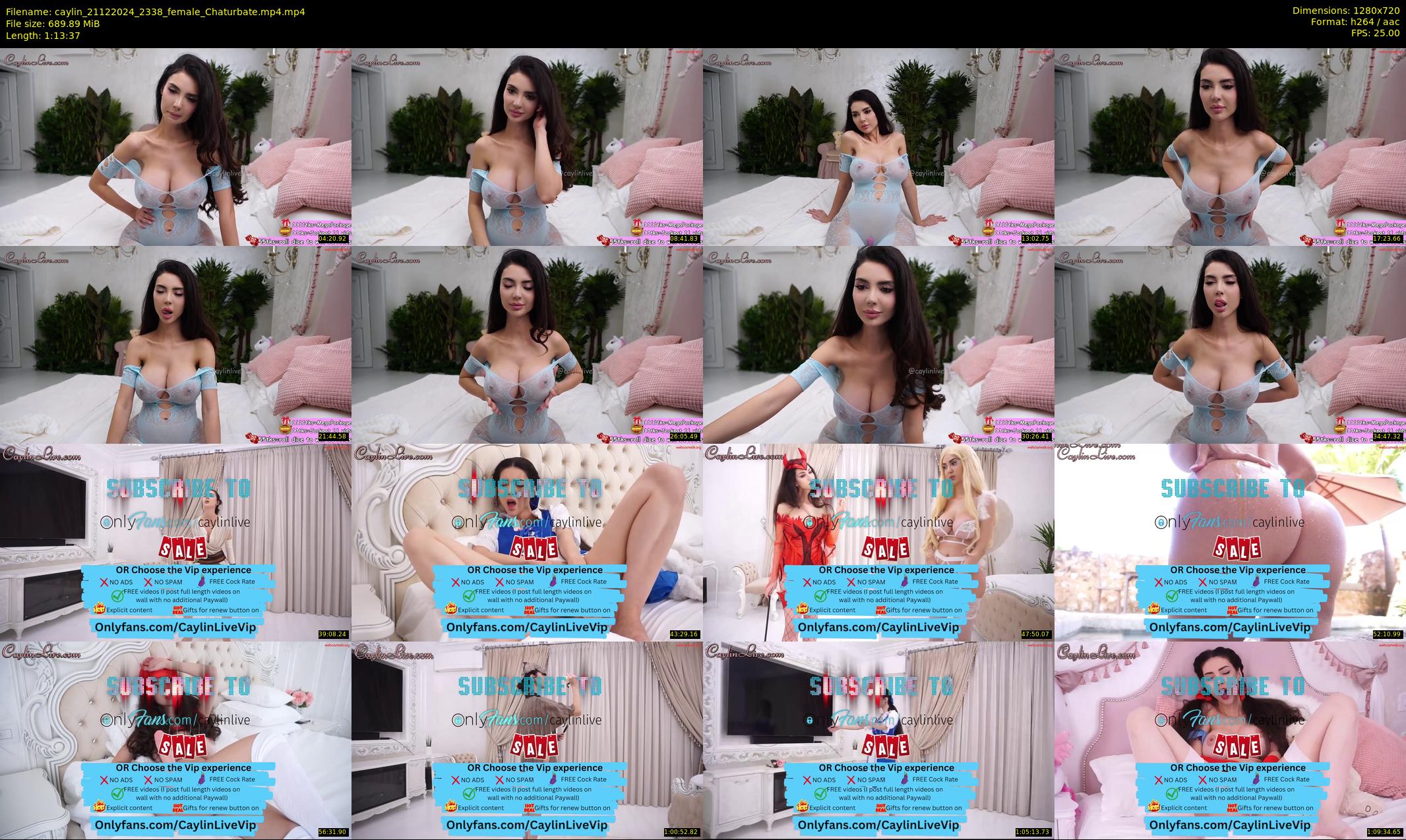 caylin — 74 minute Chaturbate female cam show recording, 720p, Dec 21, 2024
