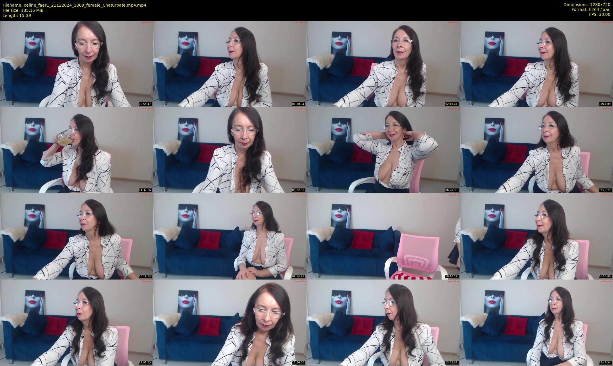 celine_faer1 — 16 minute Chaturbate female cam show recording, 720p, Dec 21, 2024