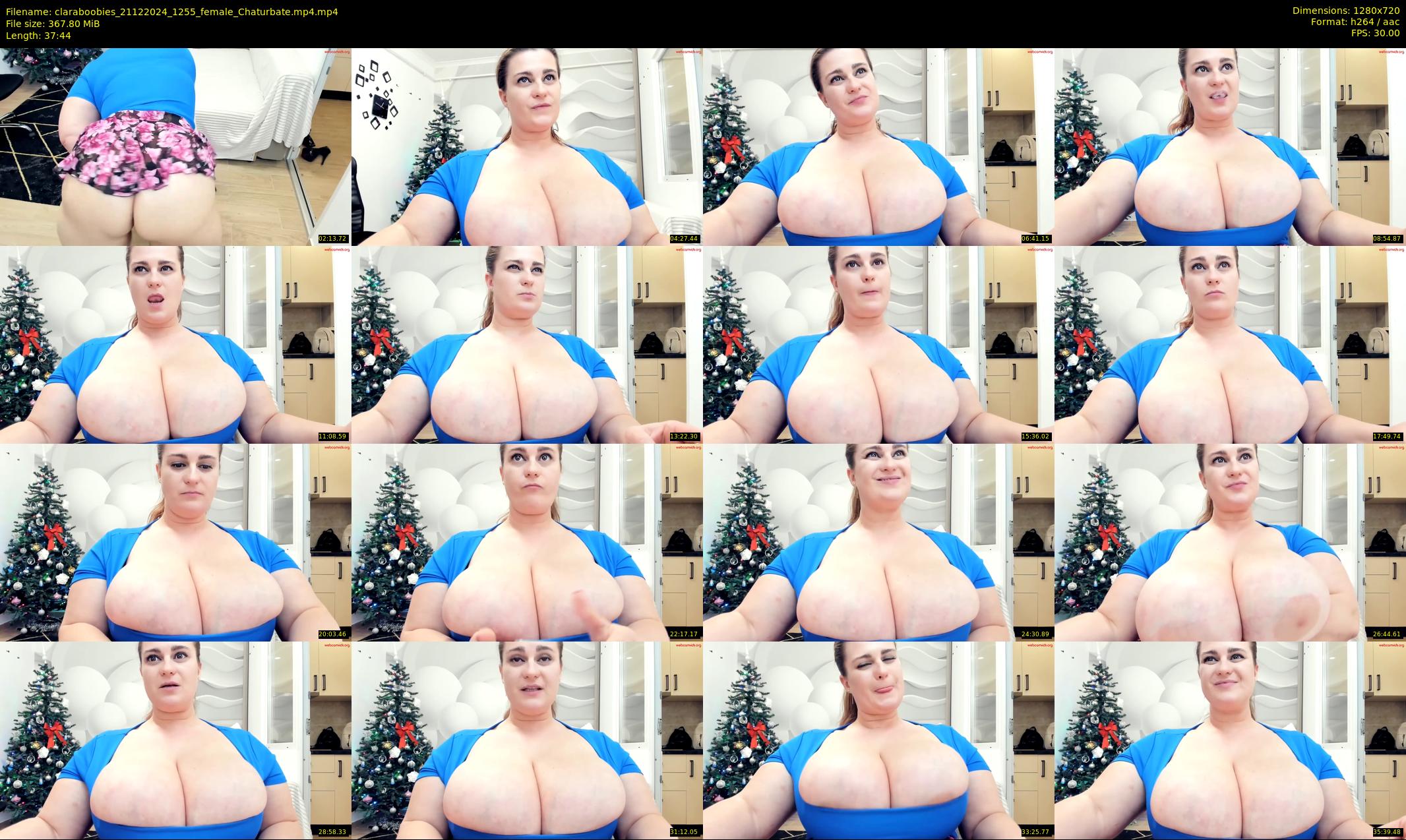 claraboobies — 38 minute Chaturbate female cam show recording, 720p, Dec 21, 2024