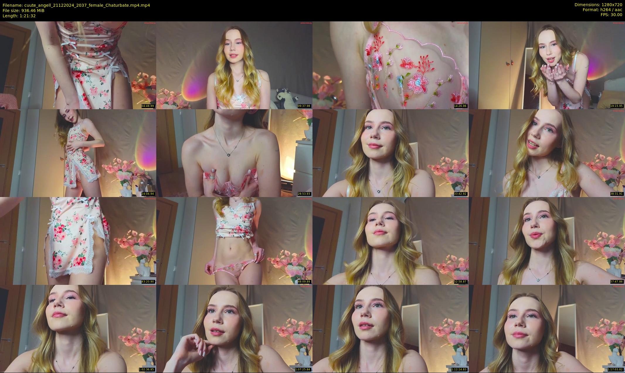 cuute_angell — 82 minute Chaturbate female cam show recording, 720p, Dec 21, 2024