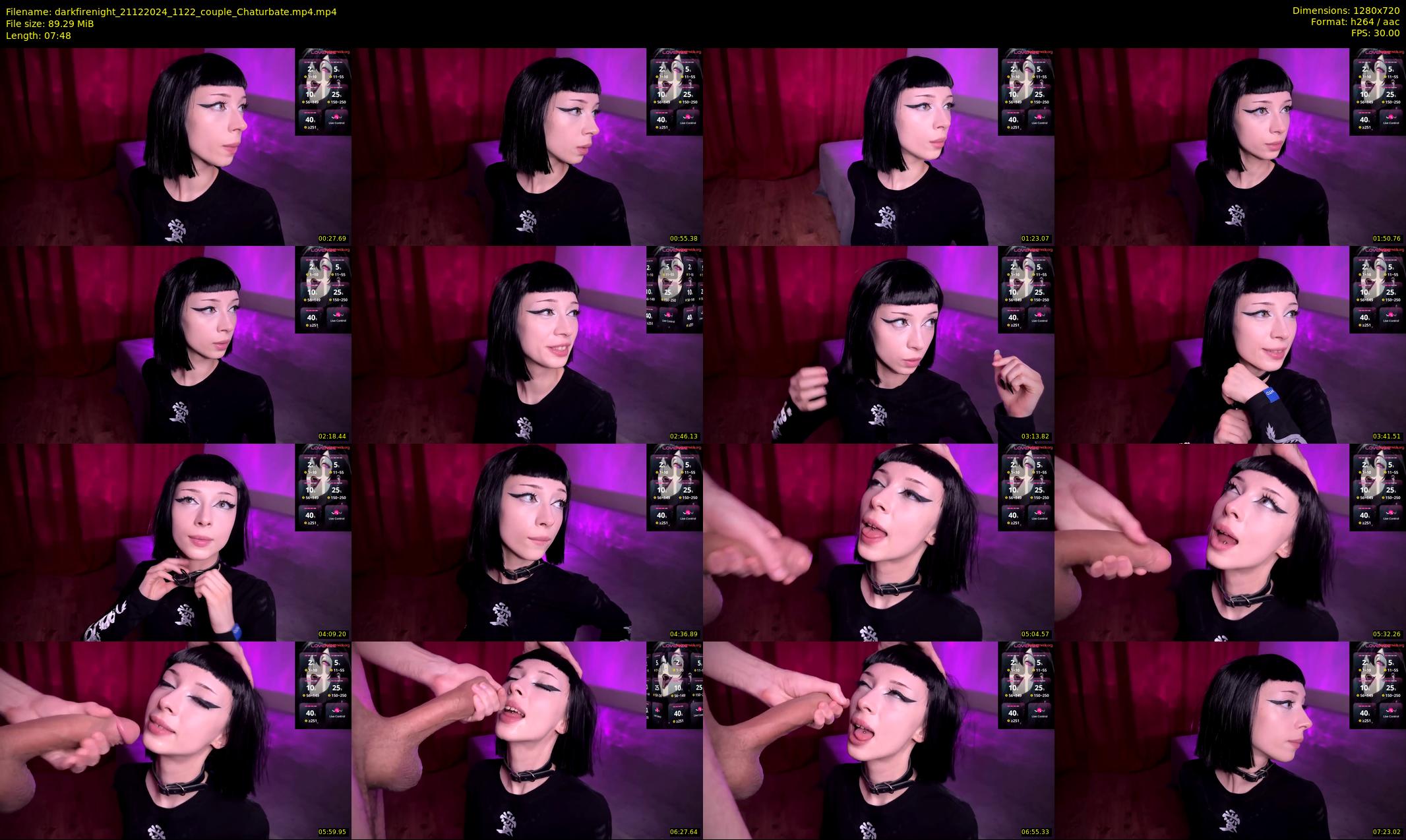 darkfirenight — 8 minute Chaturbate couple cam show recording, 720p, Dec 21, 2024