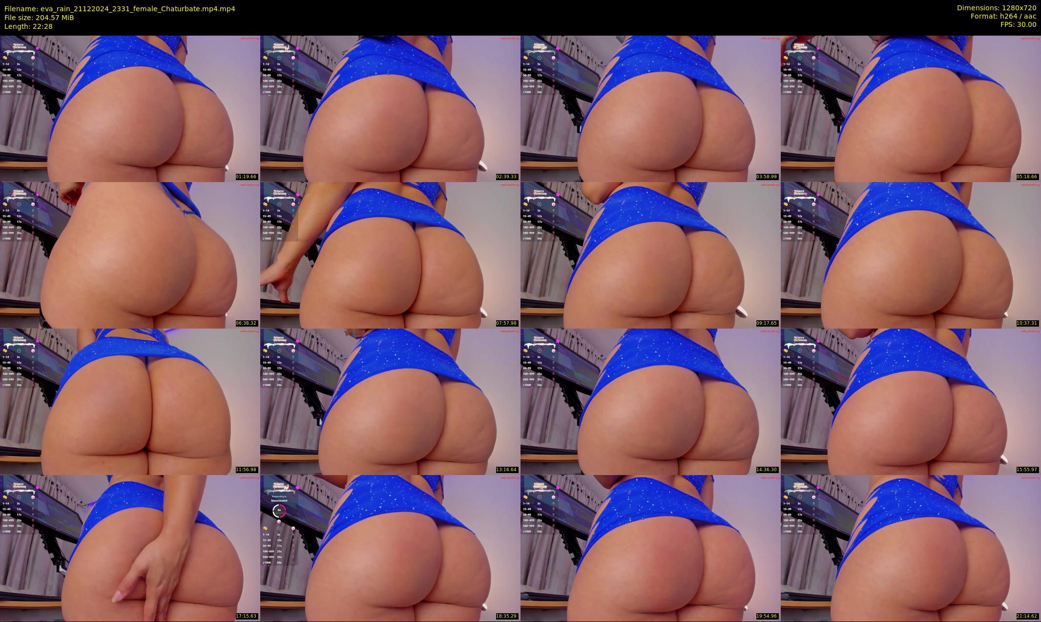 eva_rain — 23 minute Chaturbate female cam show recording, 720p, Dec 21, 2024