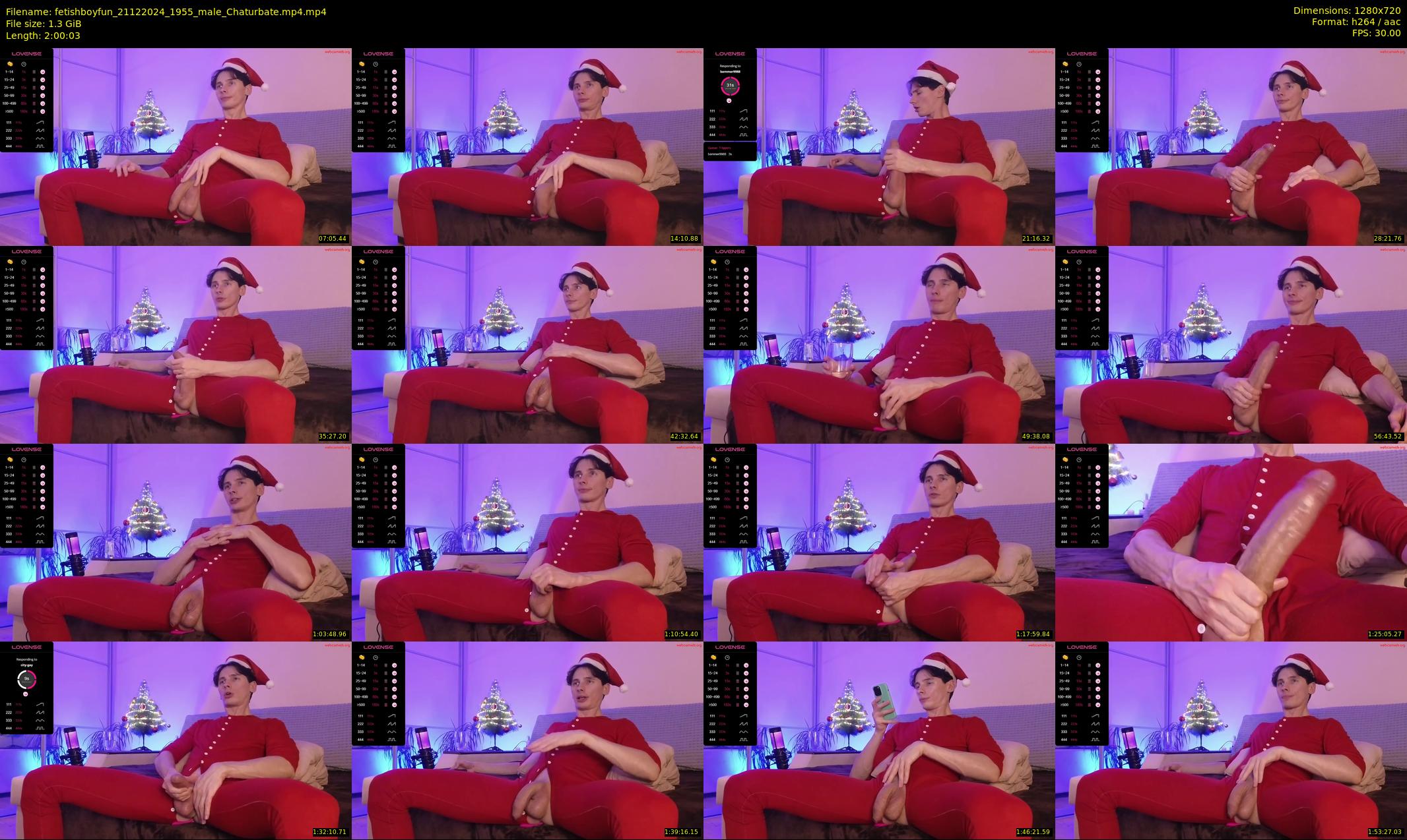 fetishboyfun — 121 minute Chaturbate male cam show recording, 720p, Dec 21, 2024