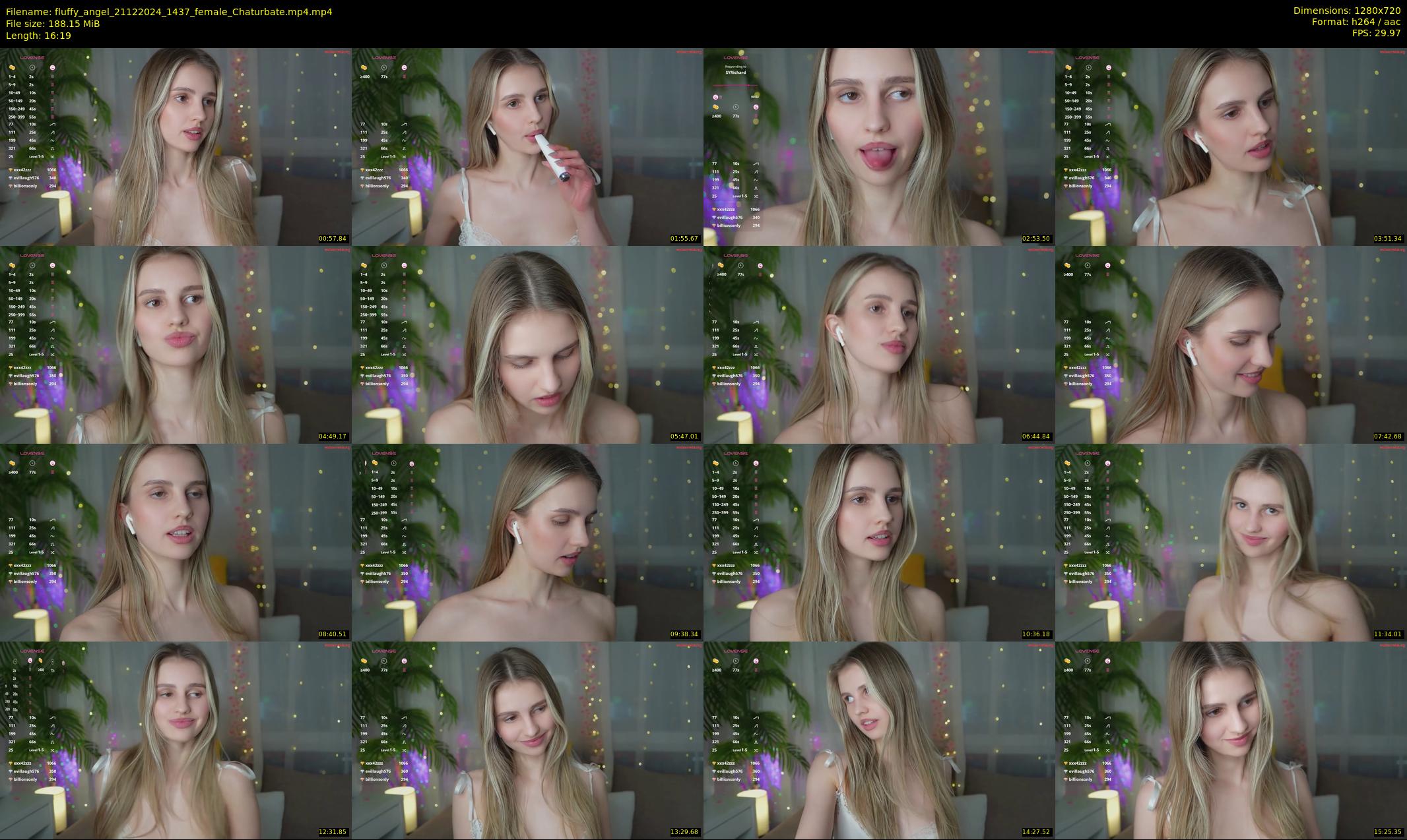 fluffy_angel — 17 minute Chaturbate female cam show recording, 720p, Dec 21, 2024