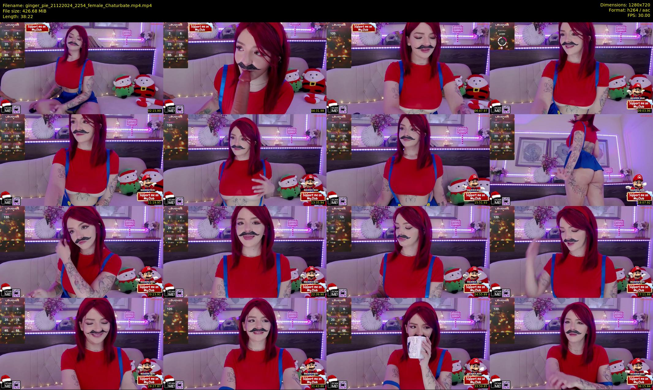 ginger_pie — 39 minute Chaturbate female cam show recording, 720p, Dec 21, 2024
