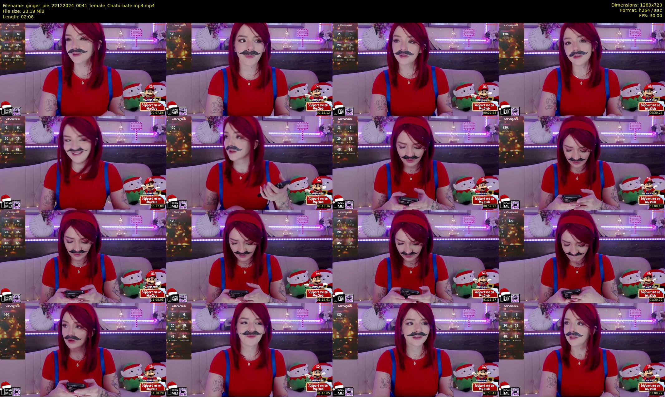 ginger_pie — 3 minute Chaturbate female cam show recording, 720p, Dec 22, 2024