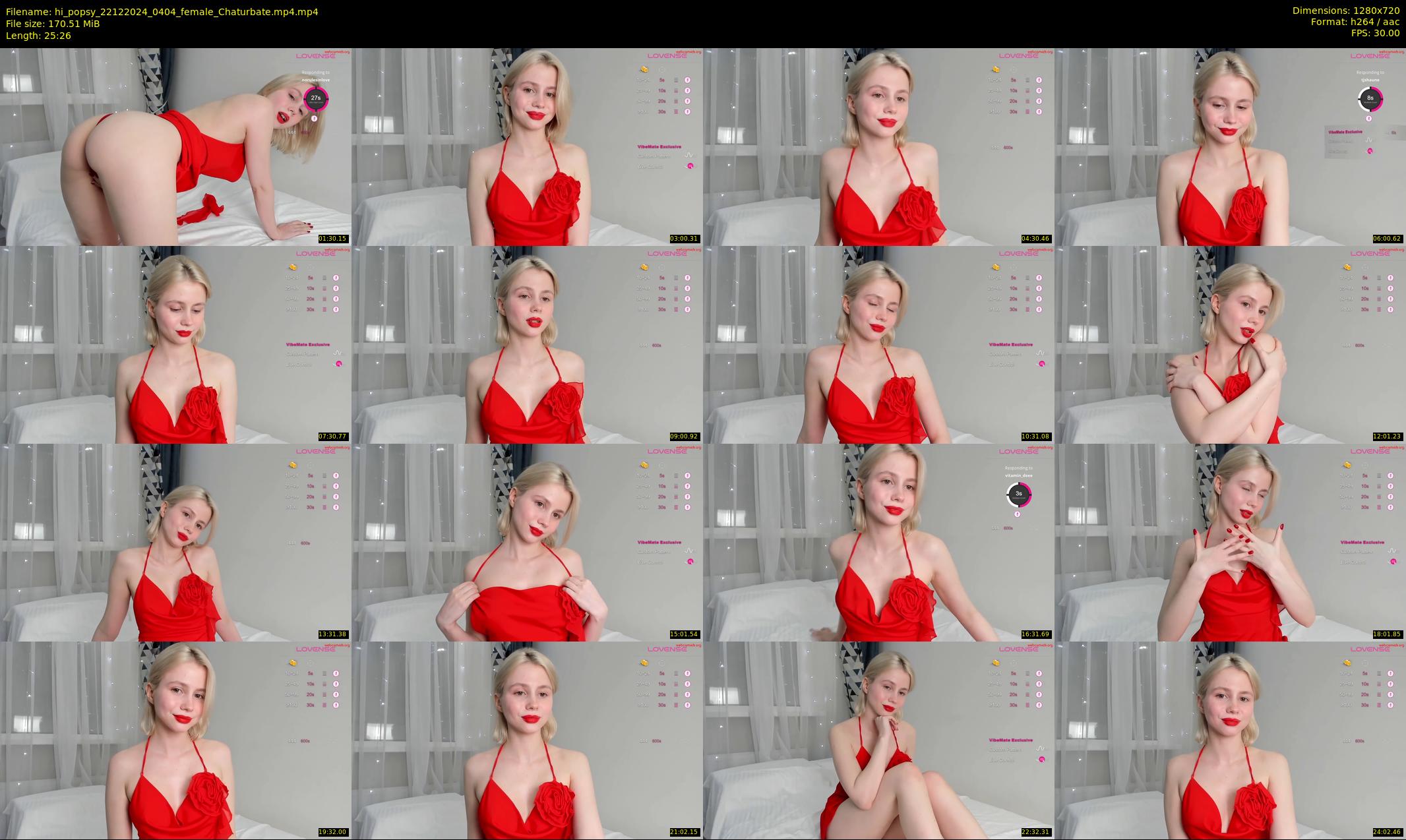 hi_popsy — 26 minute Chaturbate female cam show recording, 720p, Dec 22, 2024