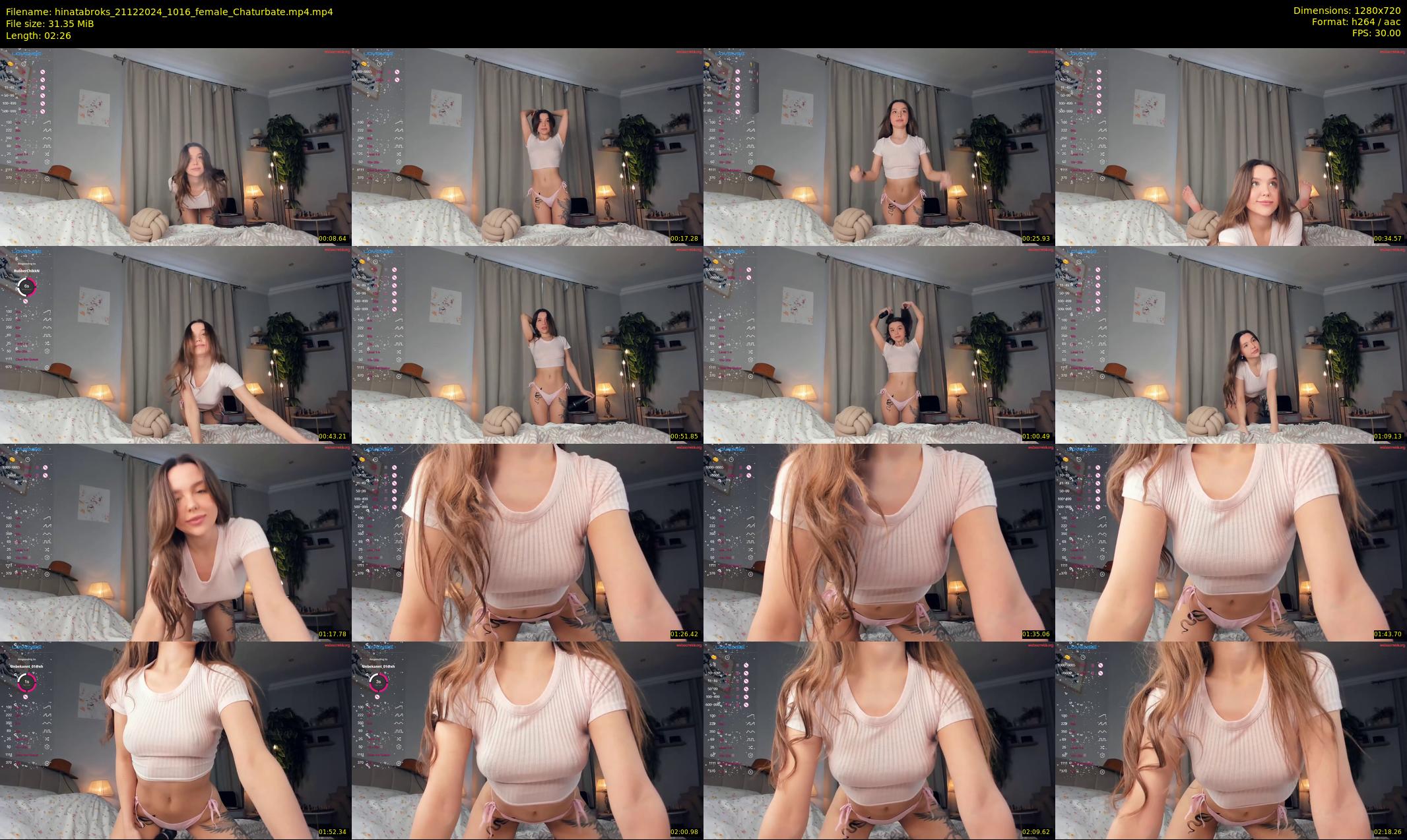 hinatabroks — 3 minute Chaturbate female cam show recording, 720p, Dec 21, 2024