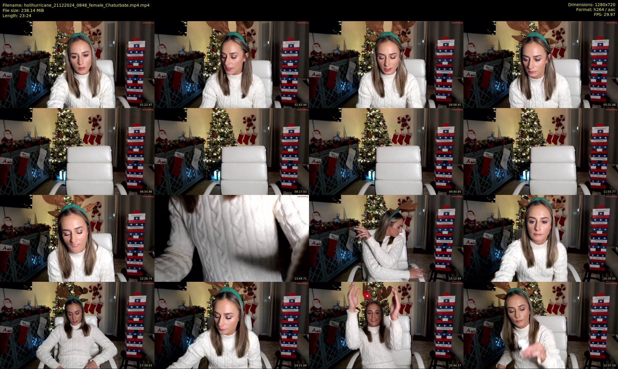 holihurricane — 24 minute Chaturbate female cam show recording, 720p, Dec 21, 2024