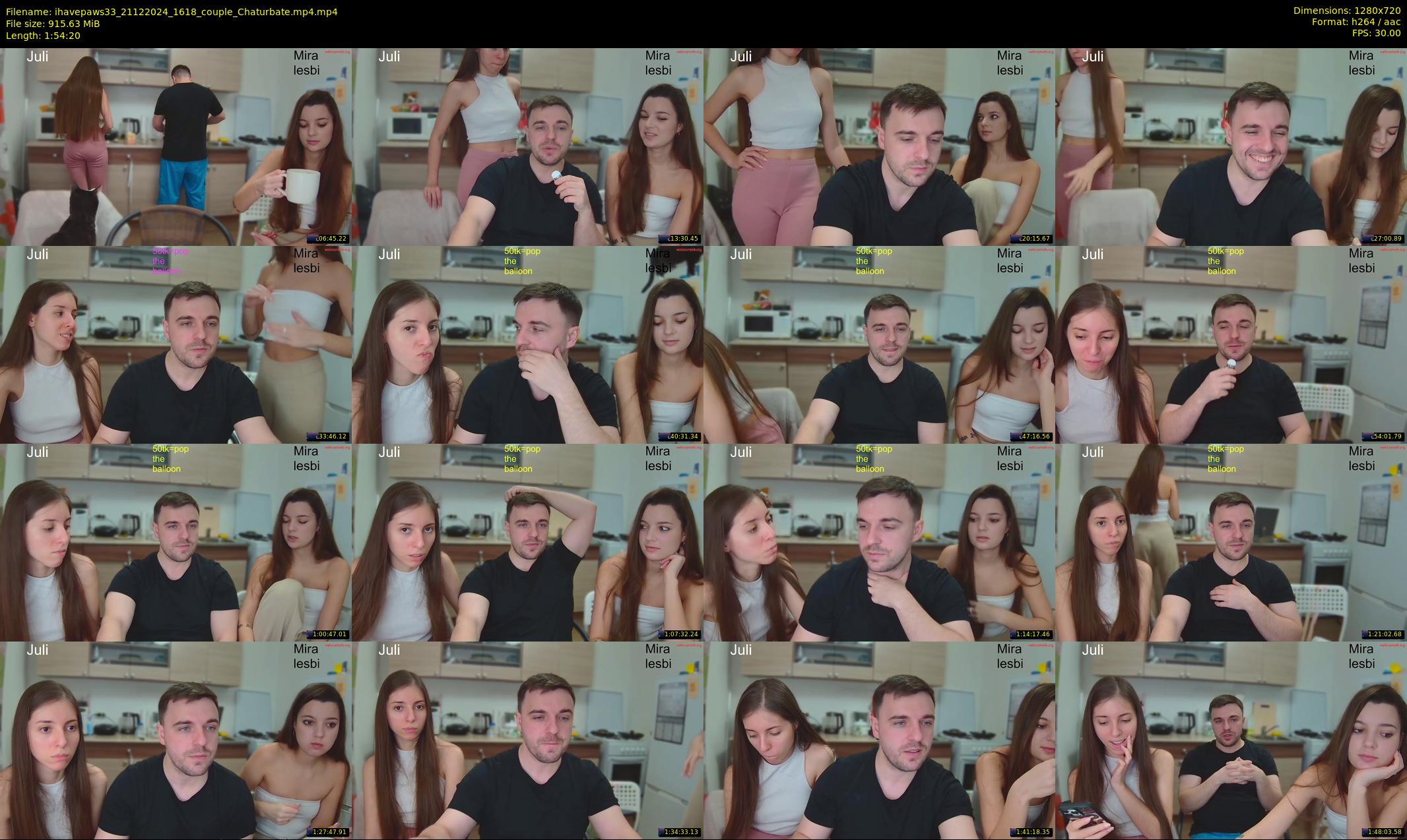 ihavepaws33 — 115 minute Chaturbate couple cam show recording, 720p, Dec 21, 2024