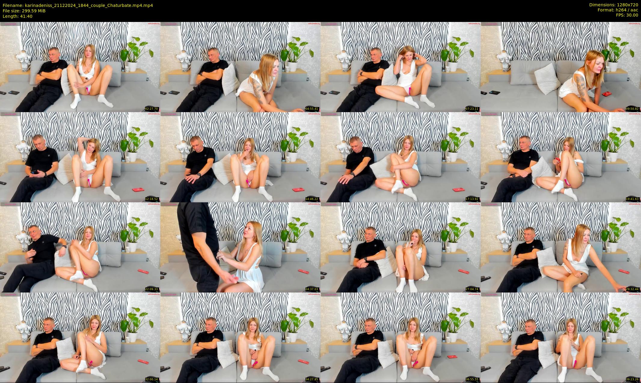 karinadeniss — 42 minute Chaturbate couple cam show recording, 720p, Dec 21, 2024