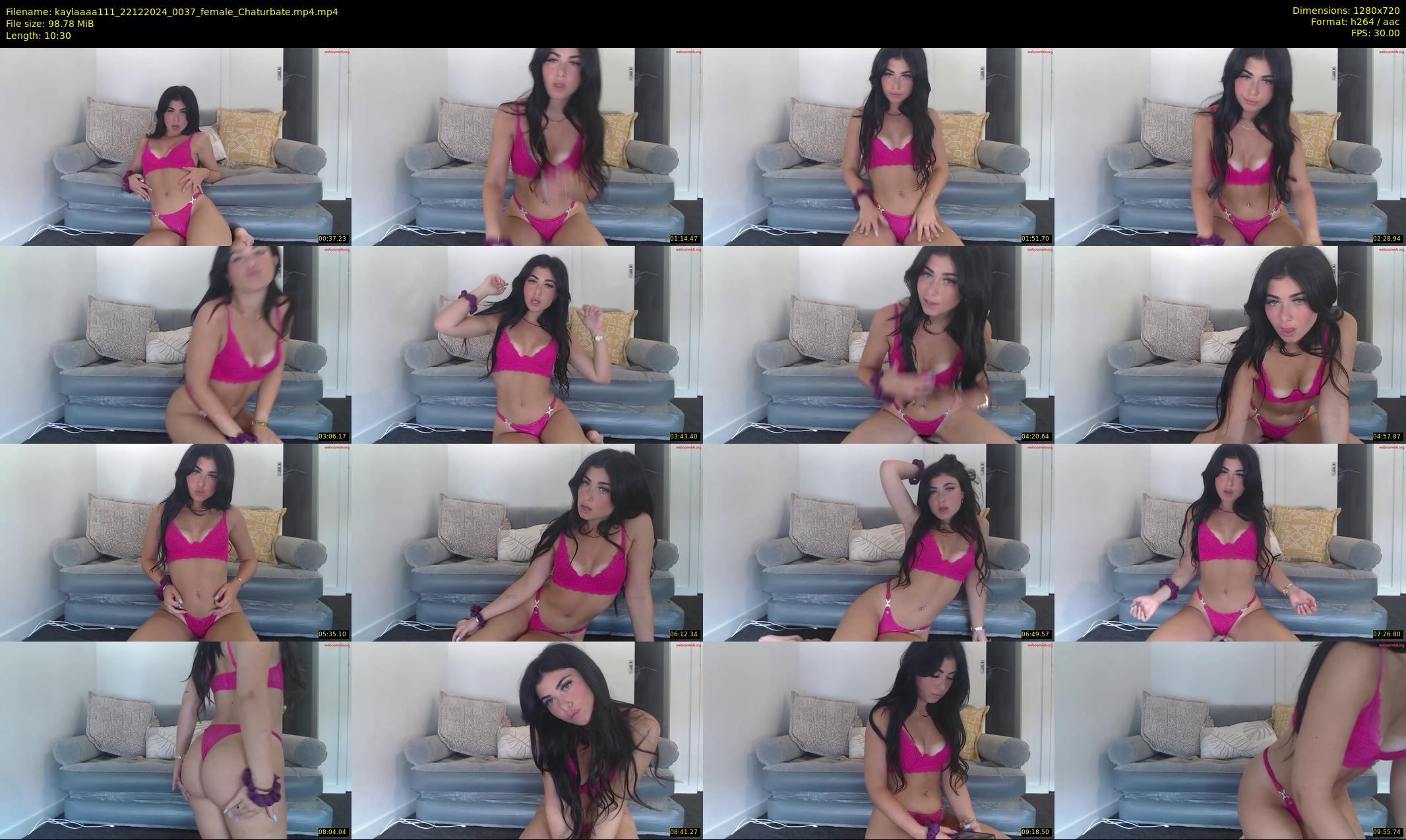 kaylaaaa111 — 11 minute Chaturbate female cam show recording, 720p, Dec 22, 2024