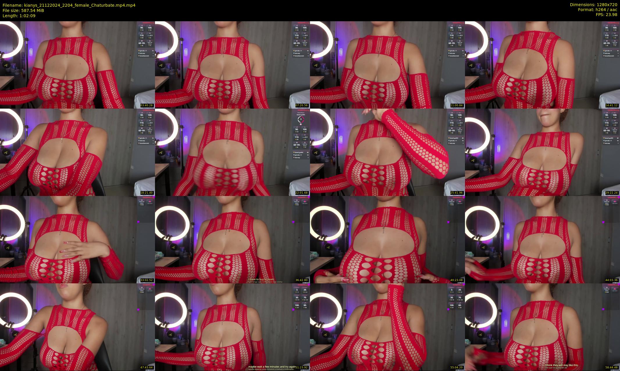 kianys — 63 minute Chaturbate female cam show recording, 720p, Dec 21, 2024