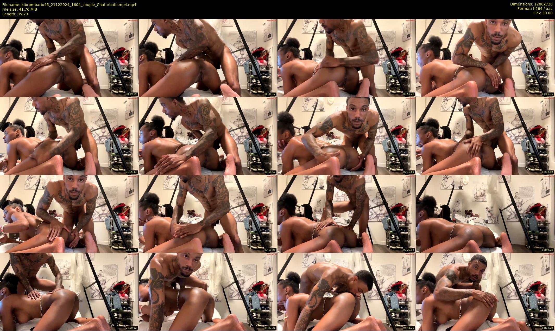 kibrombariu45 — 6 minute Chaturbate couple cam show recording, 720p, Dec 21, 2024