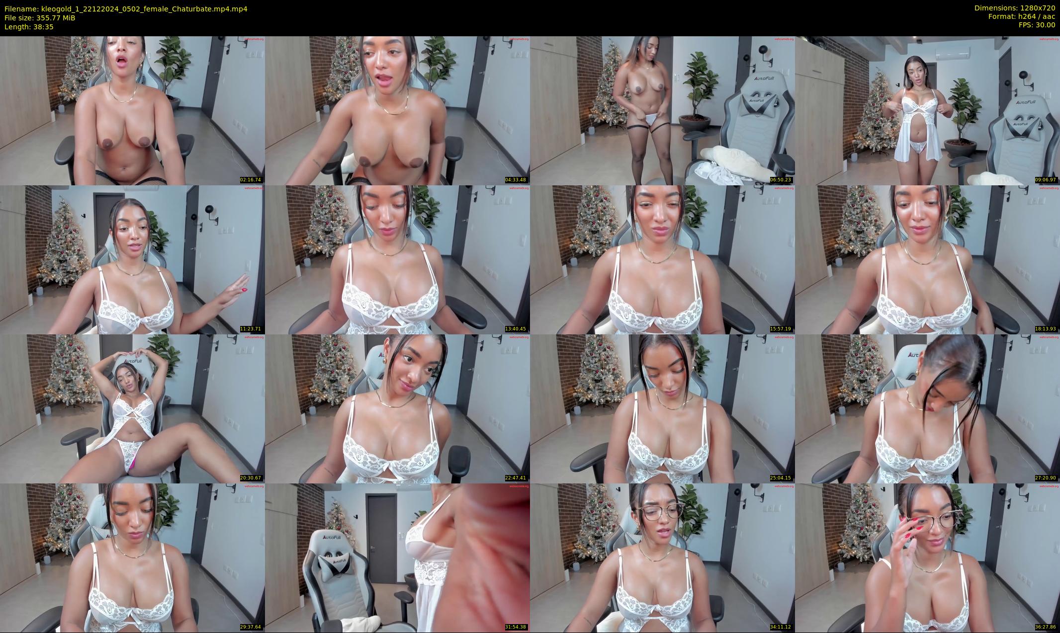 kleogold_1 — 39 minute Chaturbate female cam show recording, 720p, Dec 22, 2024