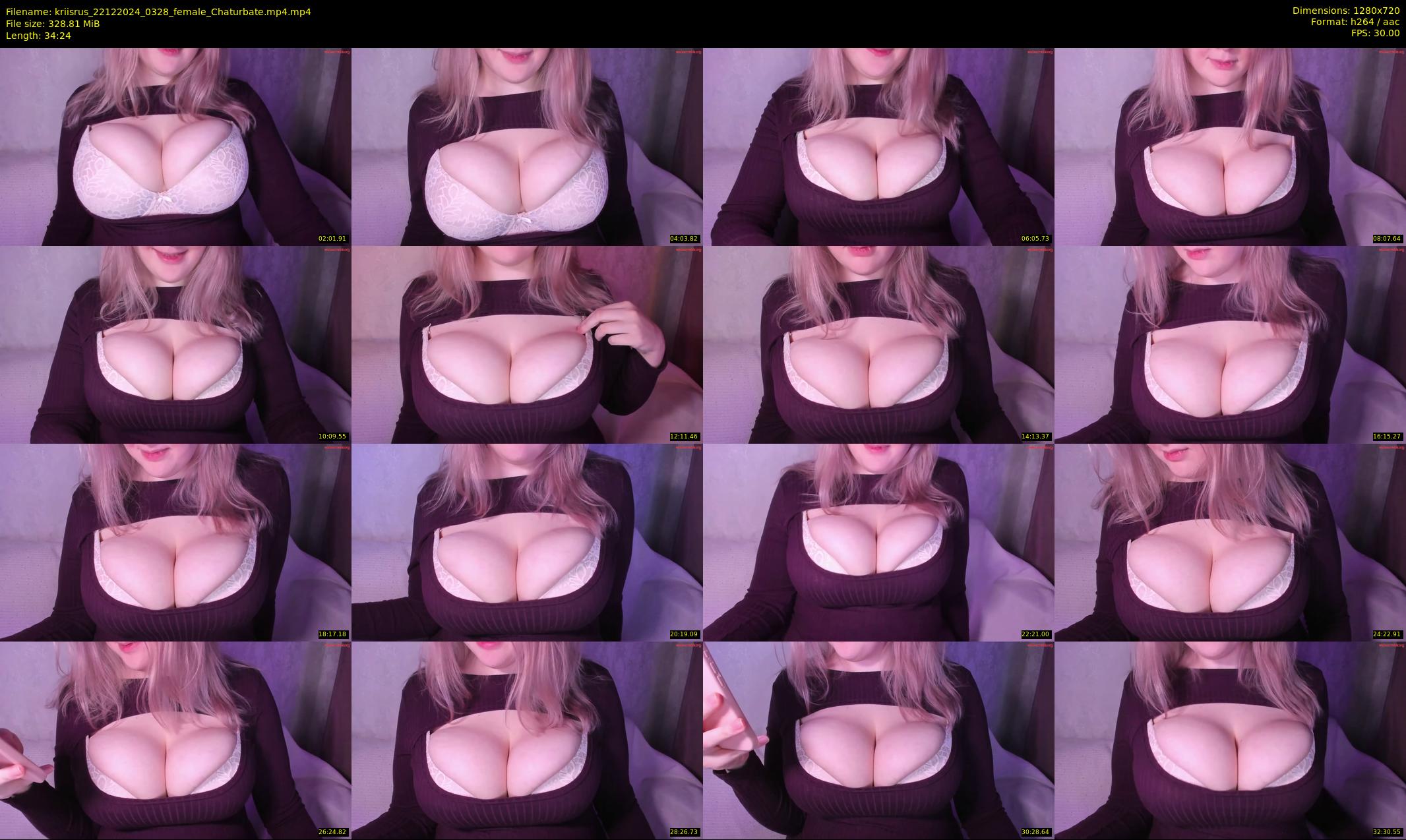 kriisrus — 35 minute Chaturbate female cam show recording, 720p, Dec 22, 2024