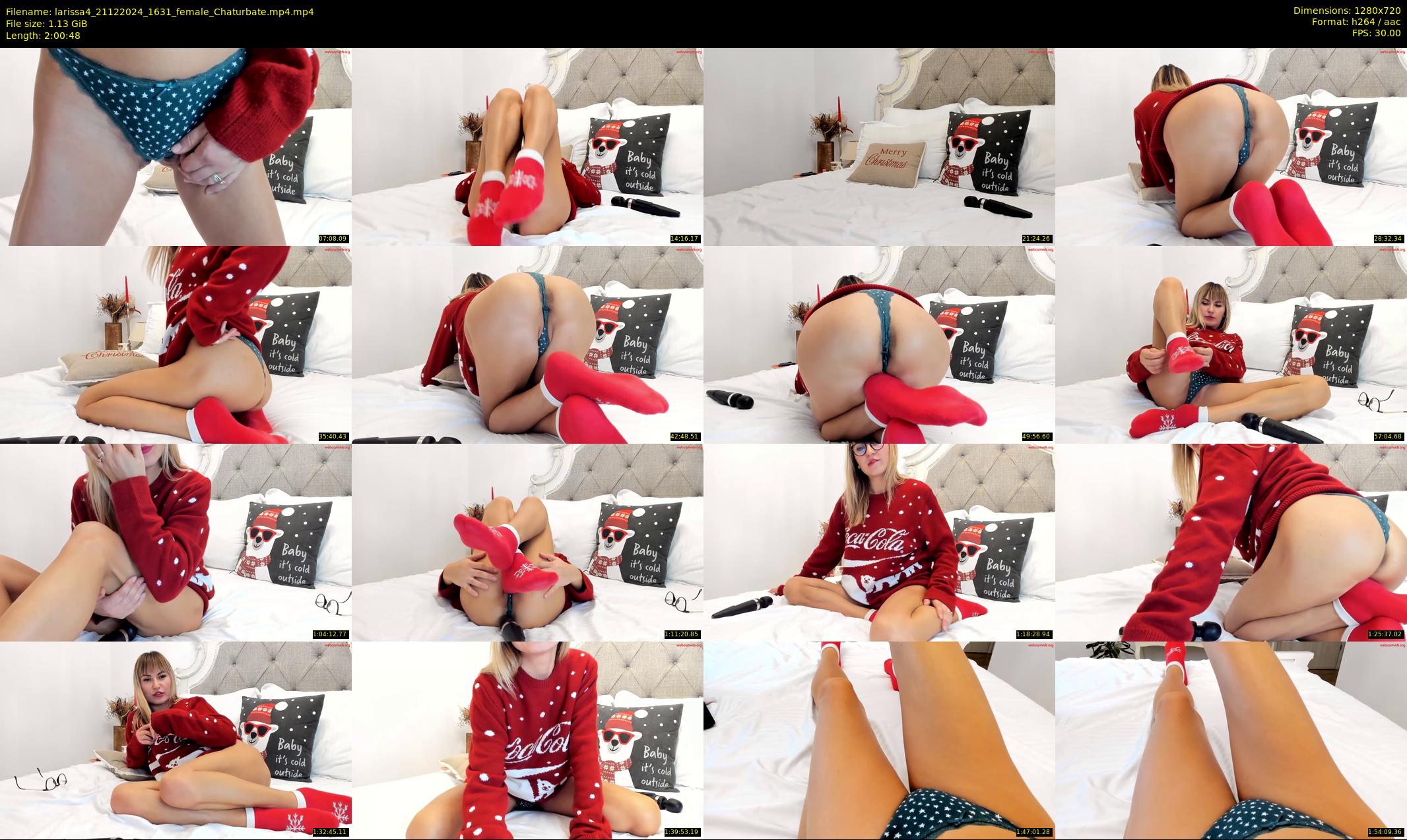 larissa4 — 121 minute Chaturbate female cam show recording, 720p, Dec 21, 2024