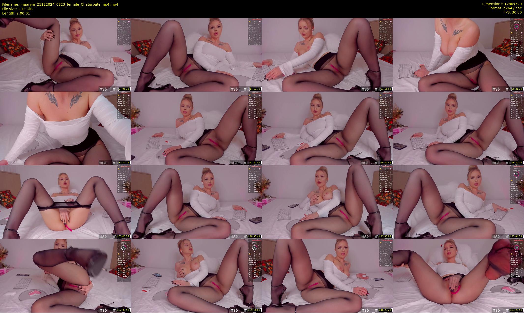 maarym — 121 minute Chaturbate couple cam show recording, 720p, Dec 21, 2024