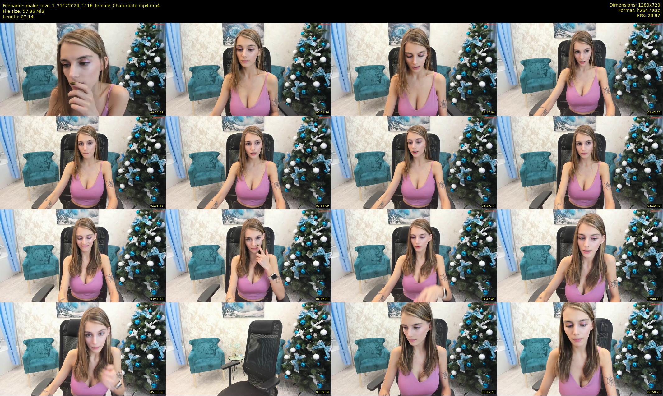 make_love_1 — 8 minute Chaturbate female cam show recording, 720p, Dec 21, 2024