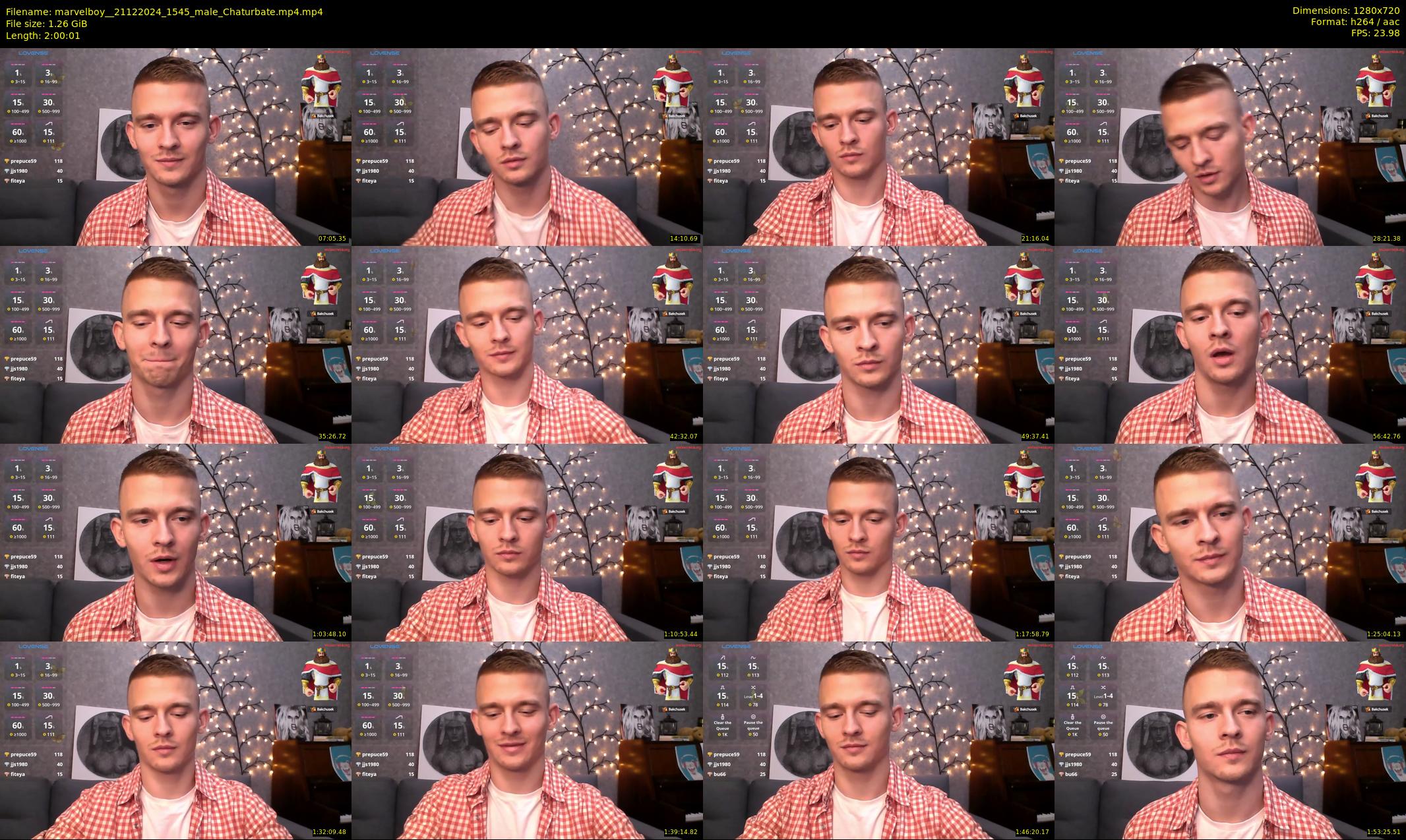 marvelboy_ — 121 minute Chaturbate male cam show recording, 720p, Dec 21, 2024